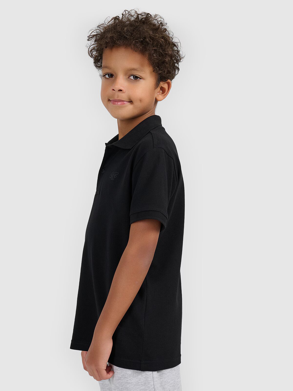 4F Tricou polo regular pentru băieți - 140