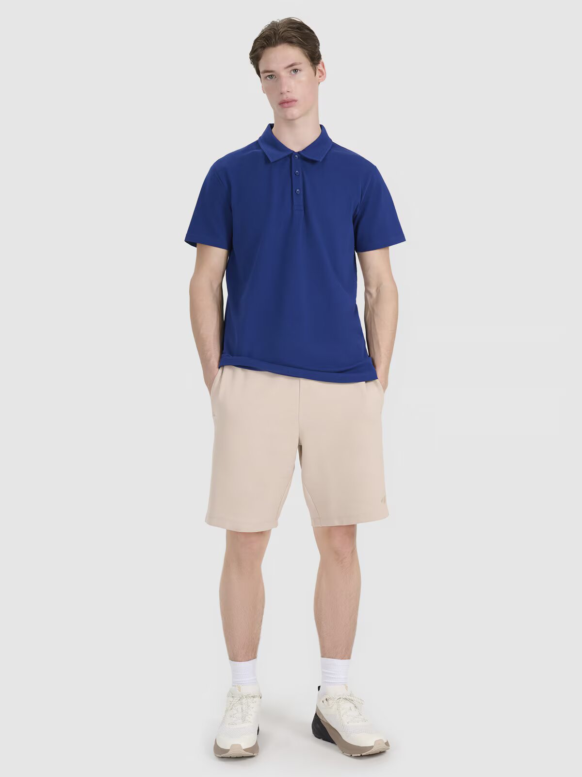 4F Tricou polo regular pentru bărbați - S