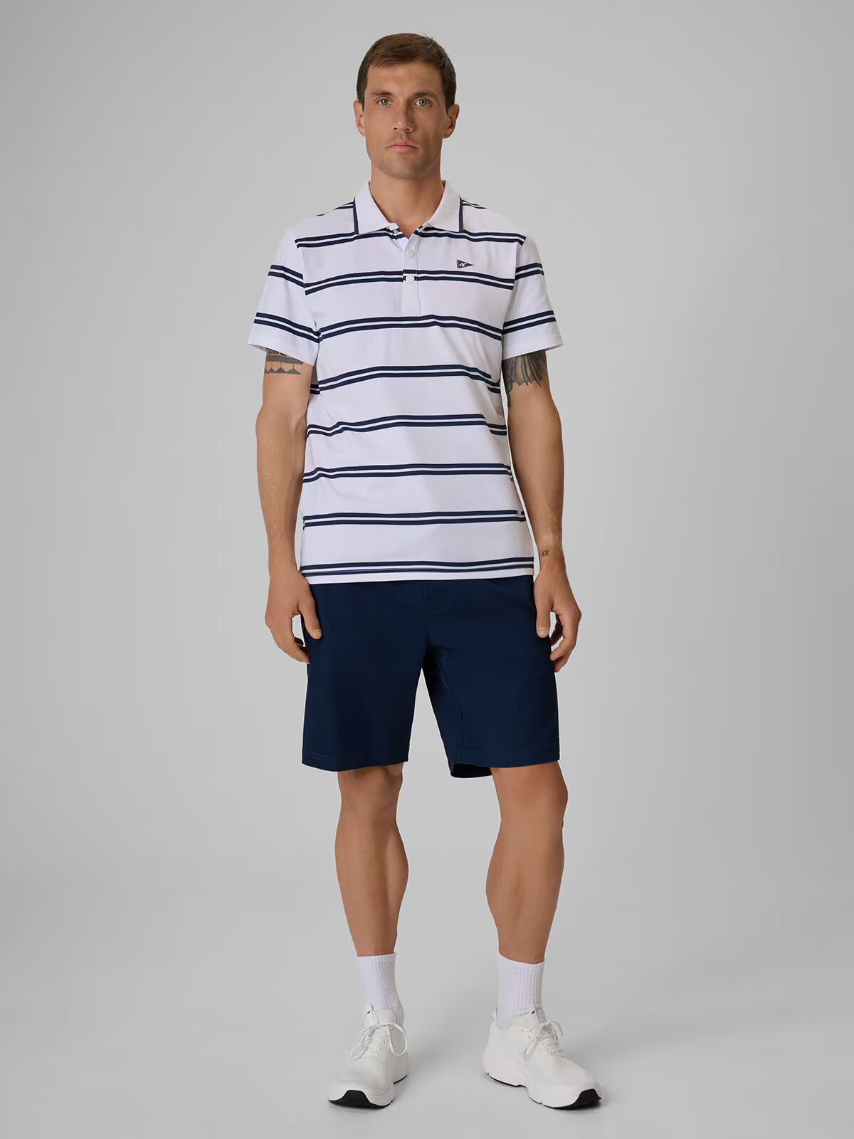 4F Tricou polo regular pentru bărbați - S