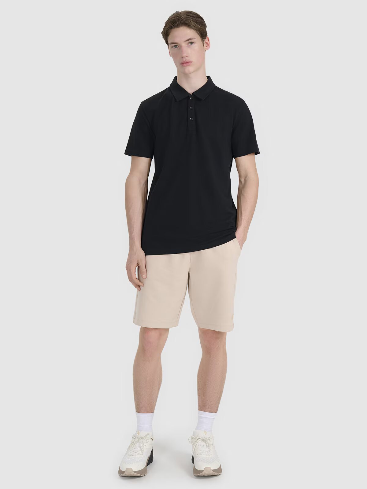 4F Tricou polo regular pentru bărbați - M