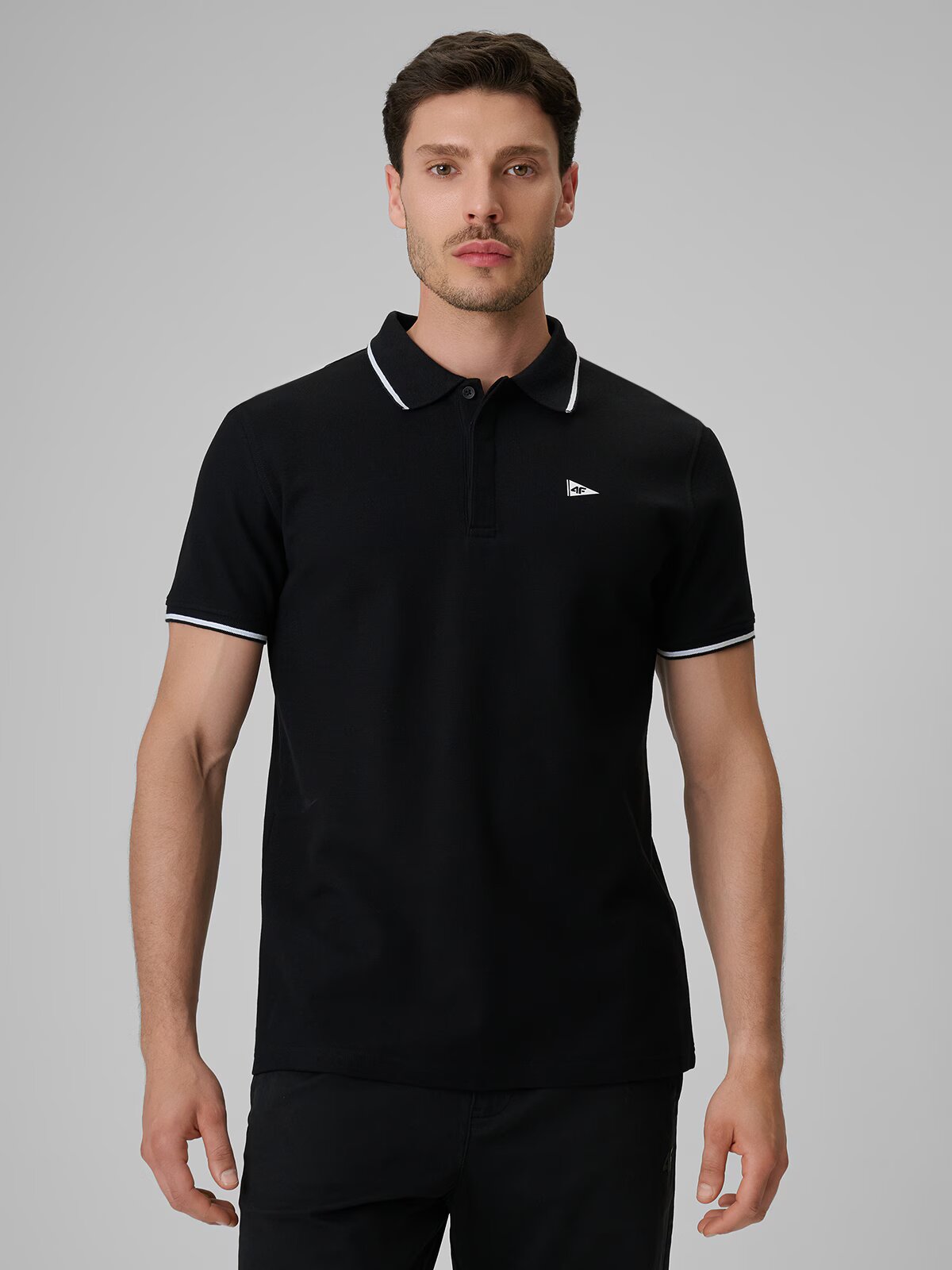 4F Tricou polo regular pentru bărbați - S