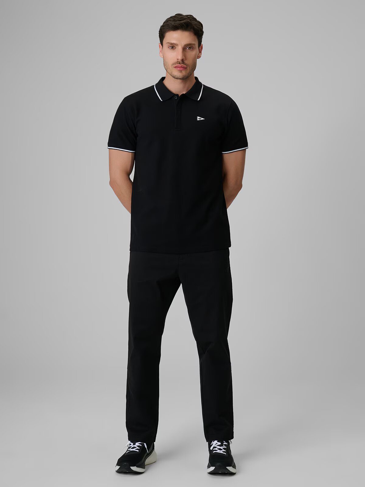 4F Tricou polo regular pentru bărbați - S