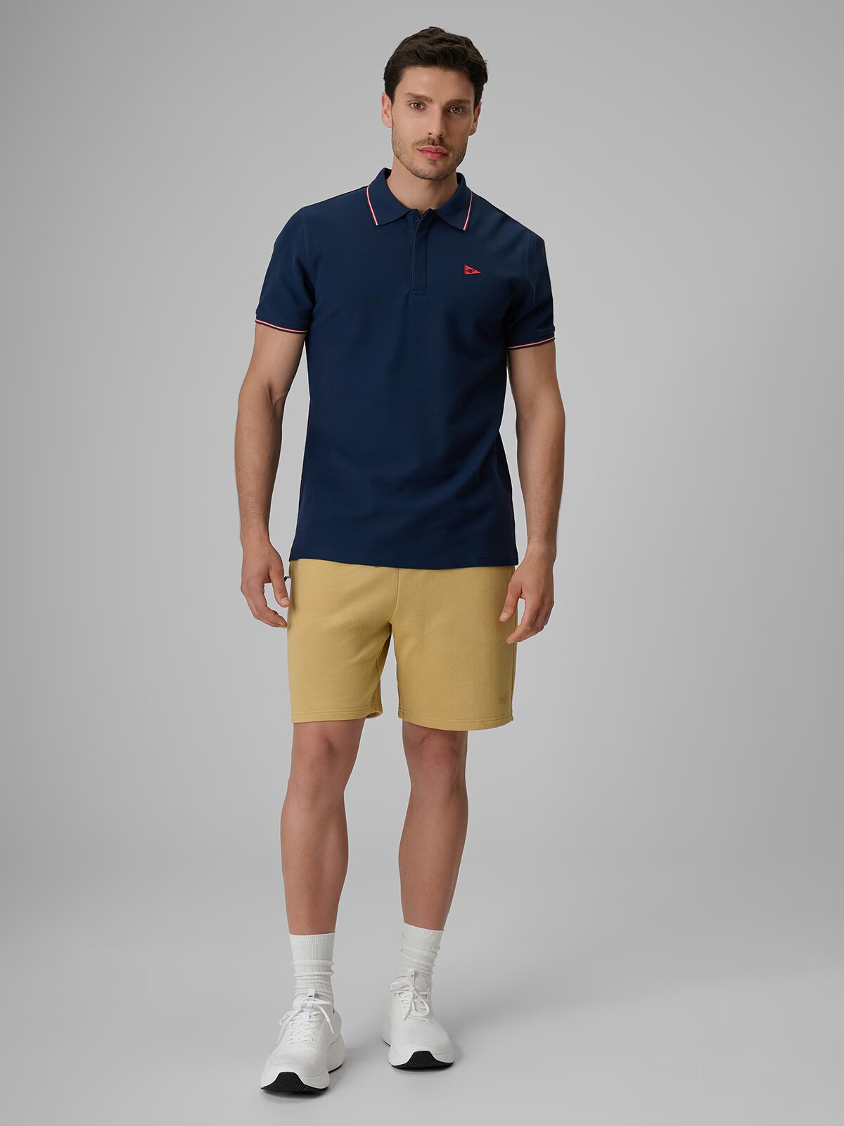 4F Tricou polo regular pentru bărbați - S