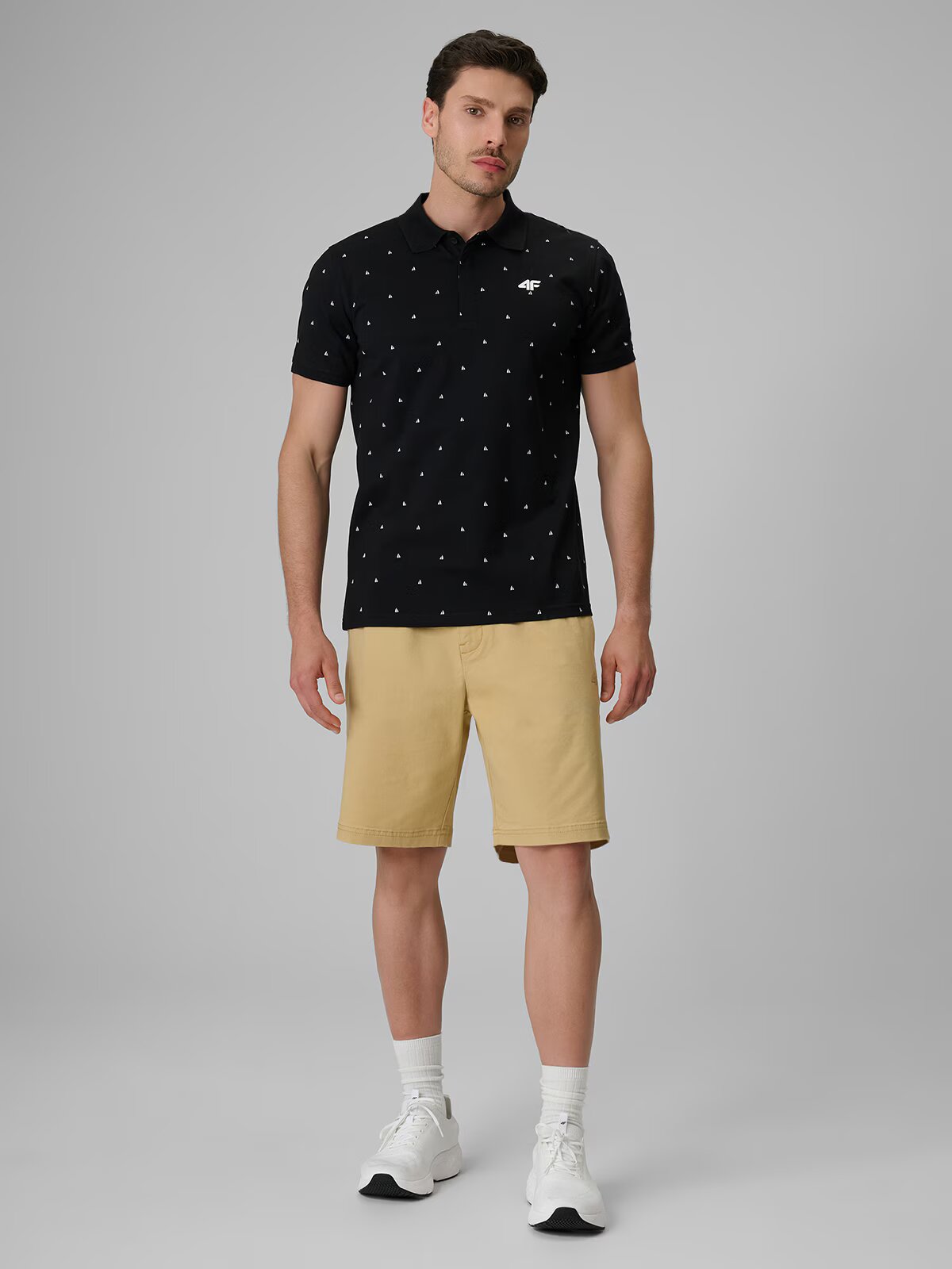 4F Tricou polo regular pentru bărbați - S