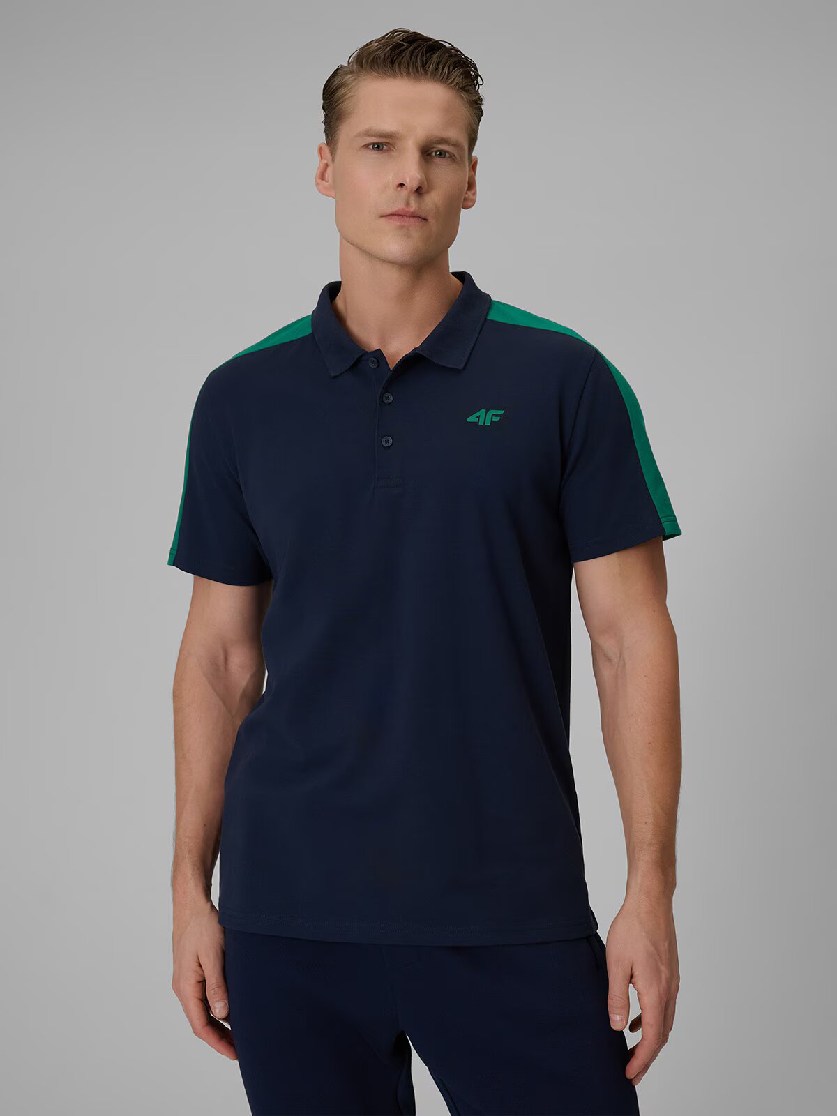 4F Tricou polo regular pentru bărbați - L