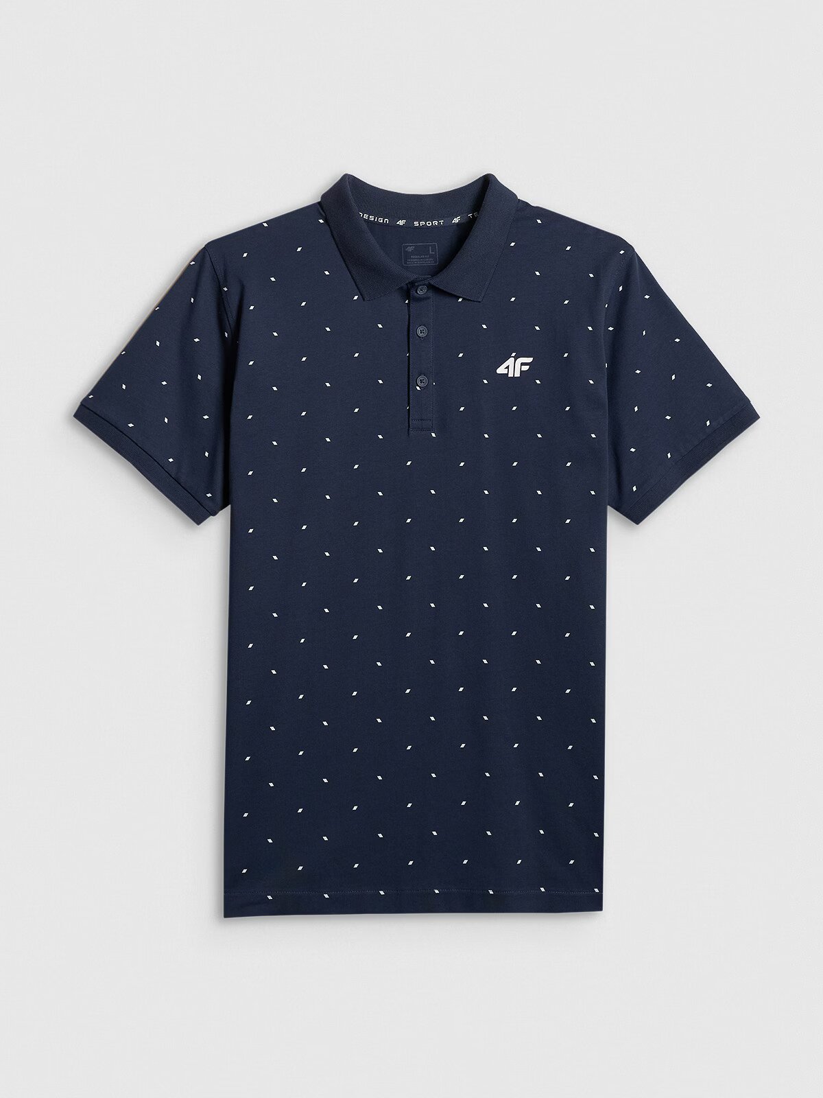 4F Tricou polo regular pentru bărbați - S