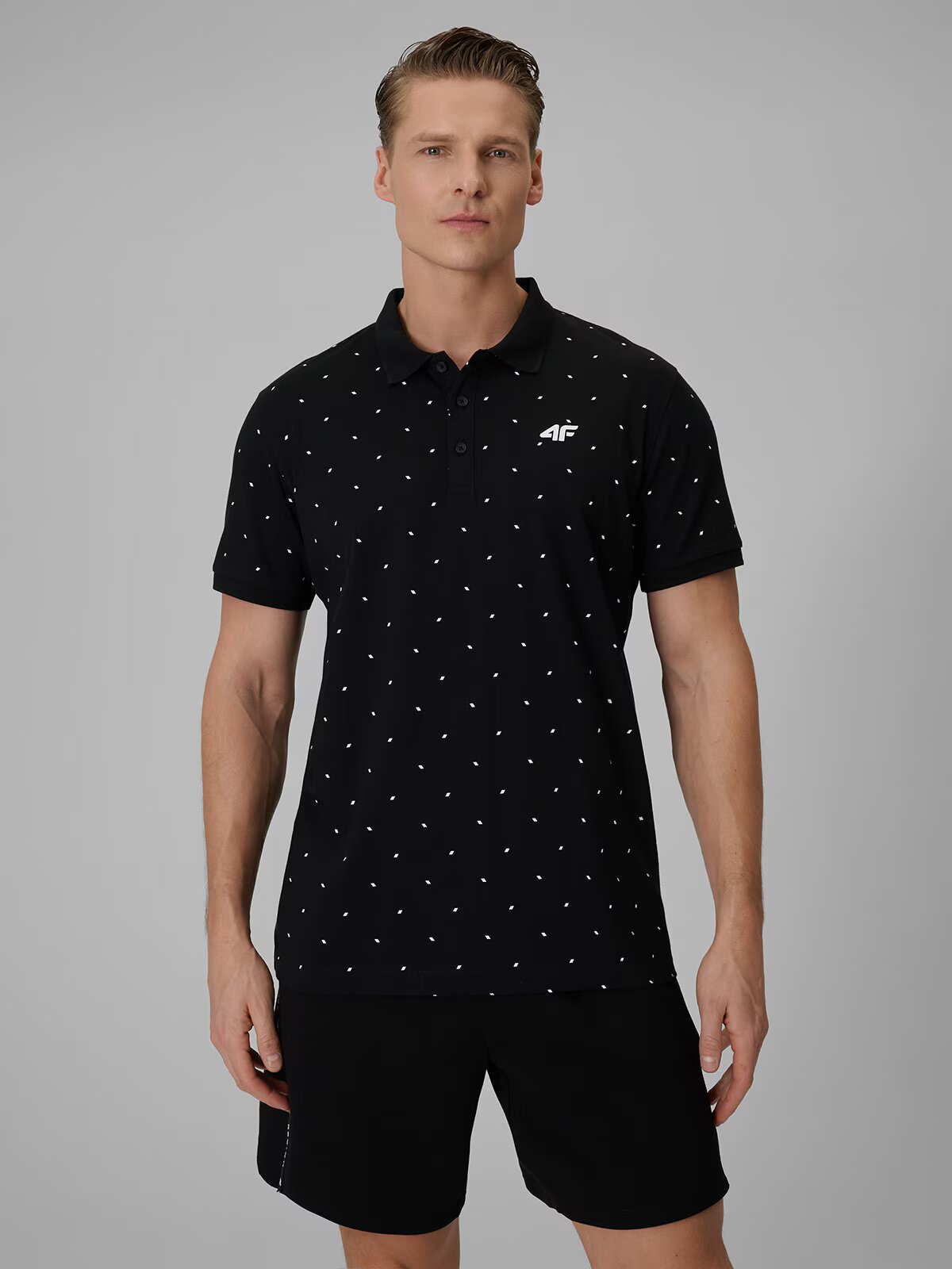 4F Tricou polo regular pentru bărbați - S