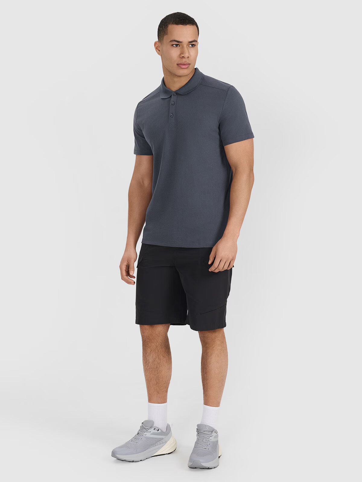 4F Tricou polo regular pentru bărbați - S