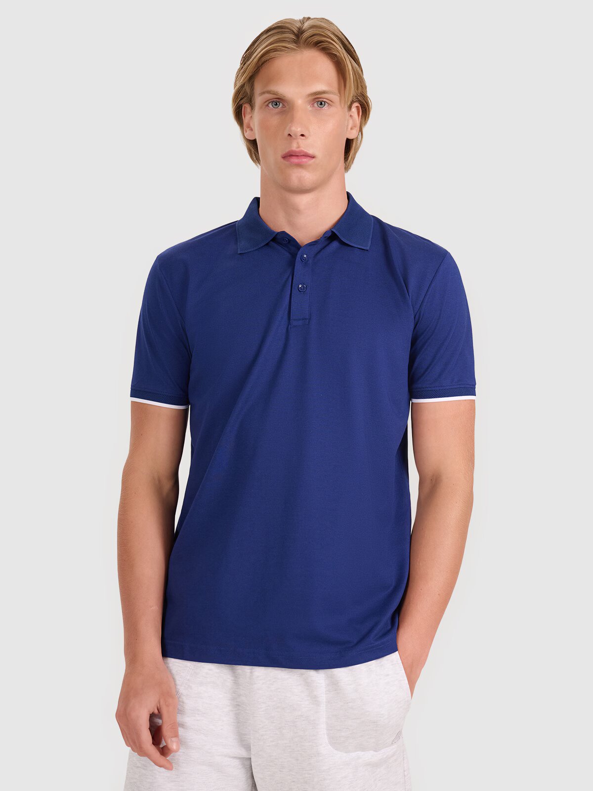 4F Tricou polo regular pentru bărbați - S