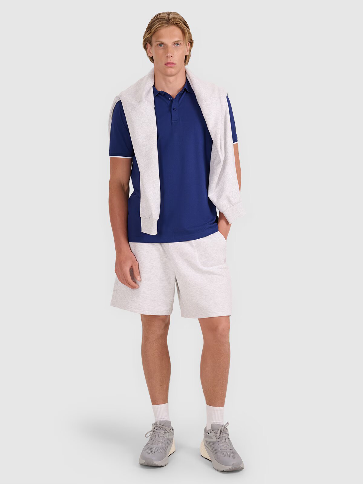 4F Tricou polo regular pentru bărbați - S