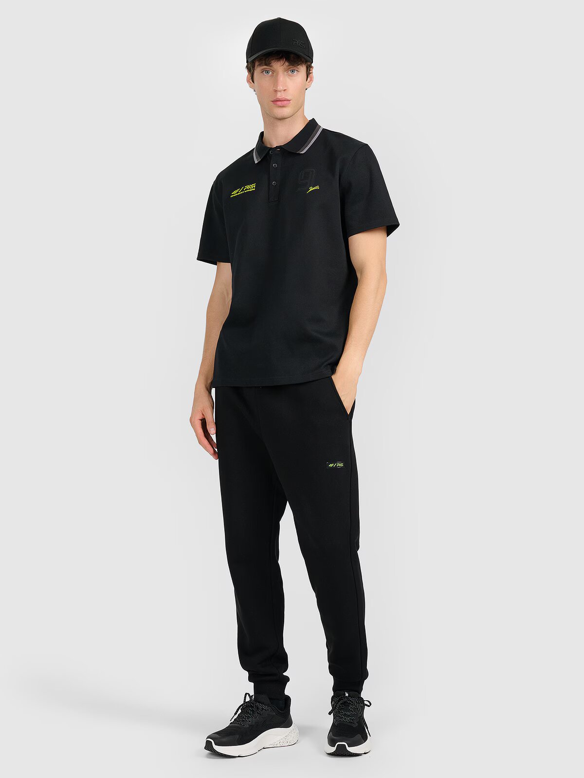 4F Tricou polo regular pentru bărbați x Robert Lewandowski - M