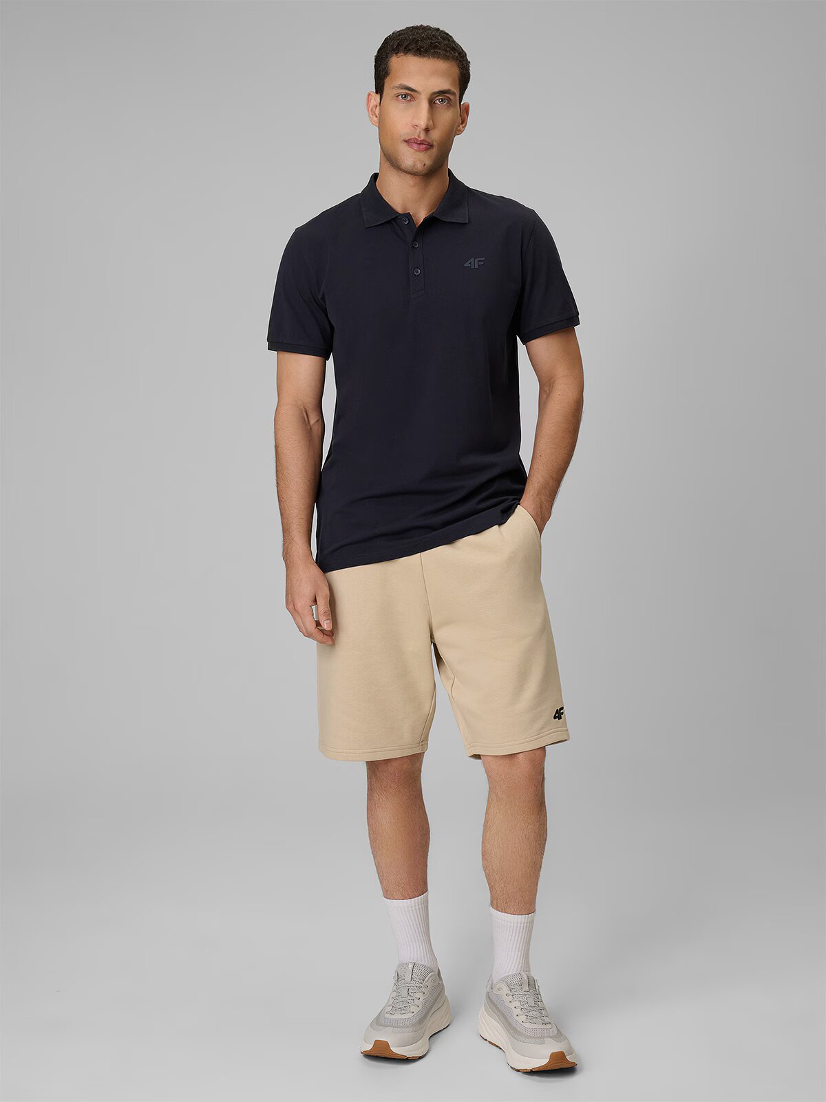 4F Tricou polo regular pentru bărbați - L