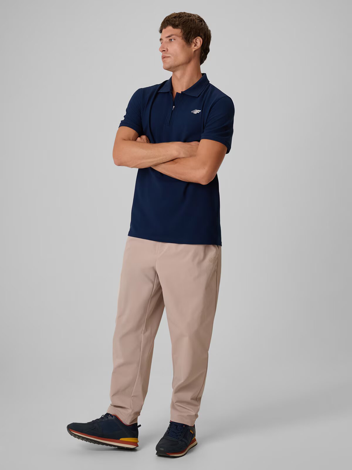 4F Tricou polo regular pentru bărbați - XL