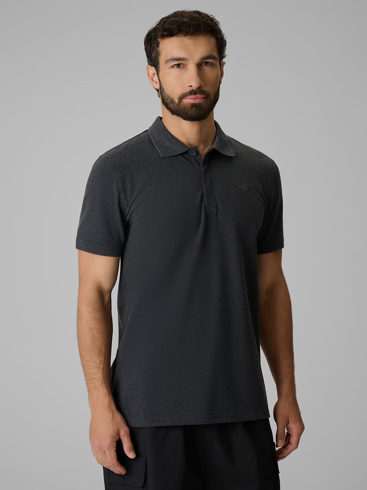 4F Tricou polo regular pentru bărbați - S