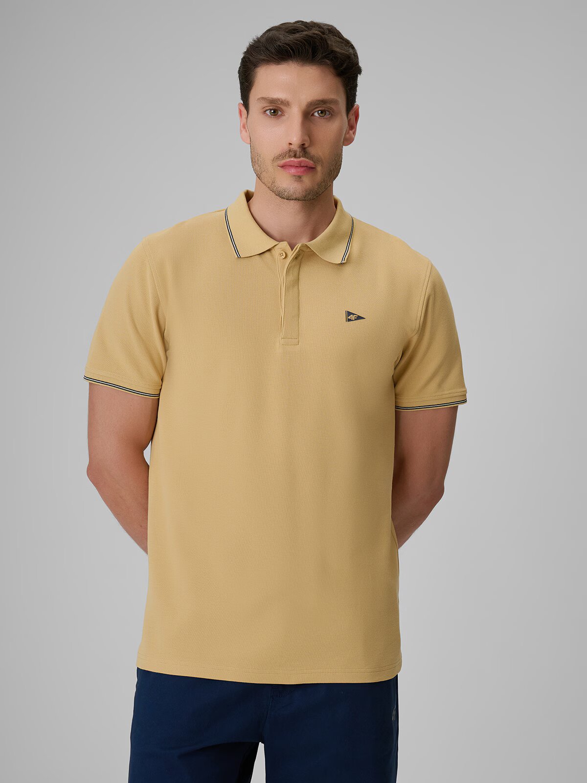 4F Tricou polo regular pentru bărbați - M