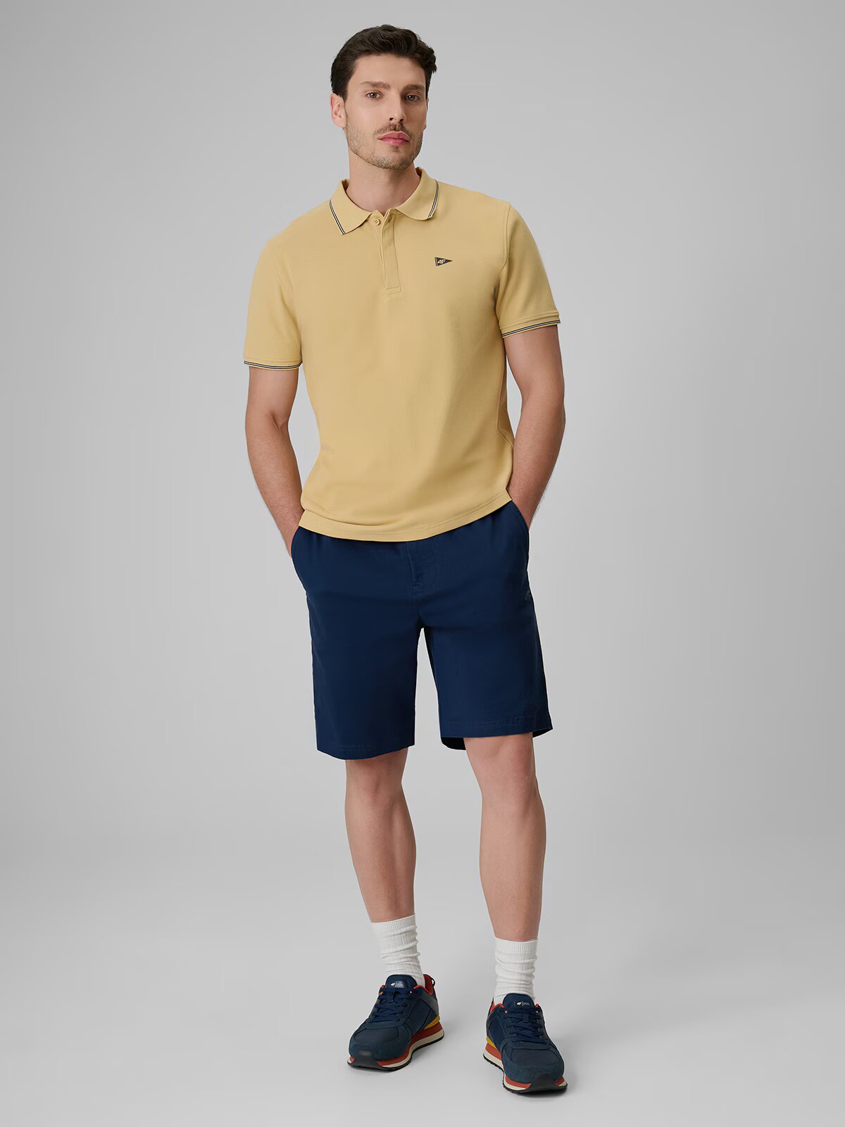 4F Tricou polo regular pentru bărbați - M