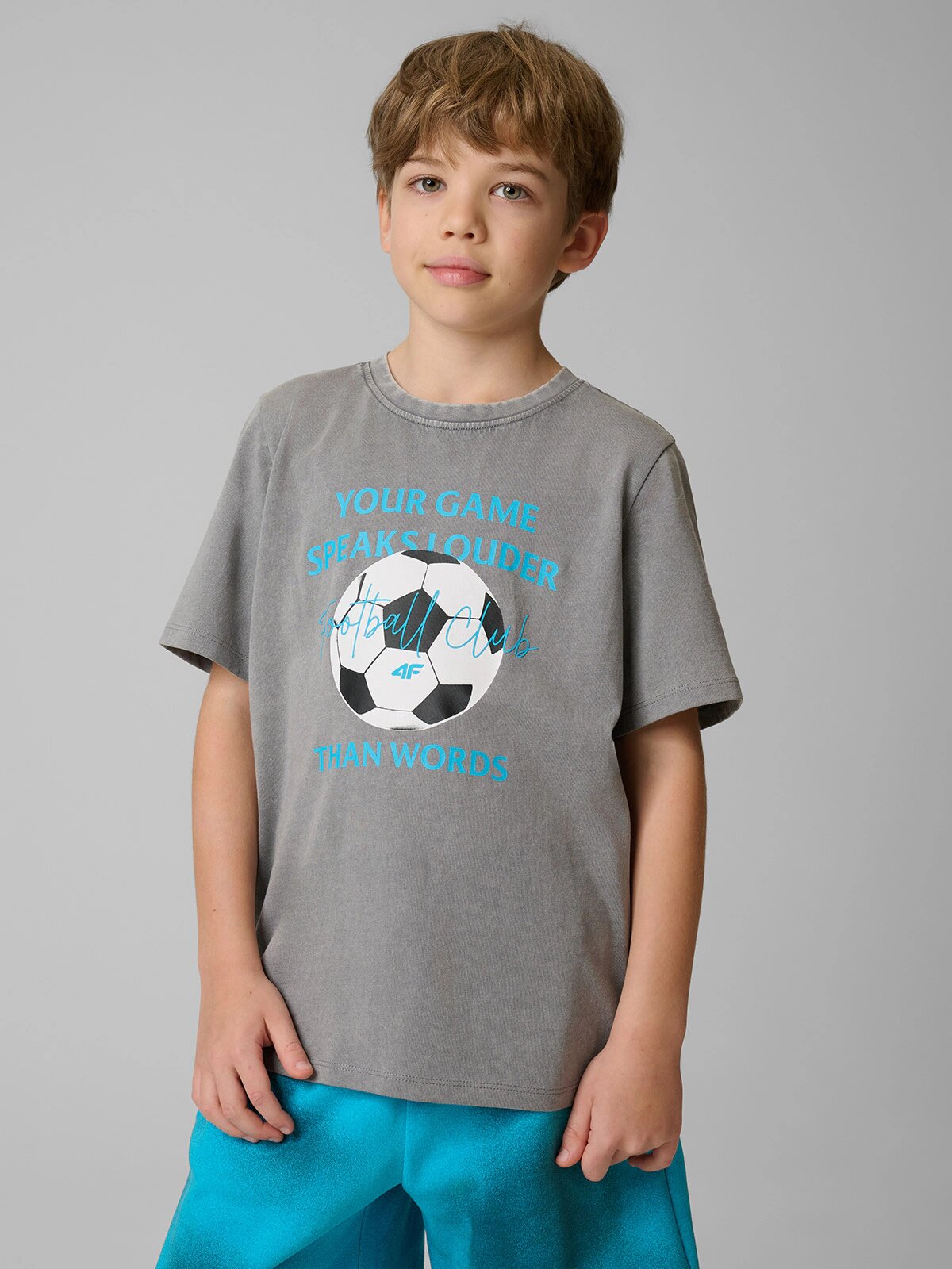 4F Tricou regular cu imprimeu băieți - 164
