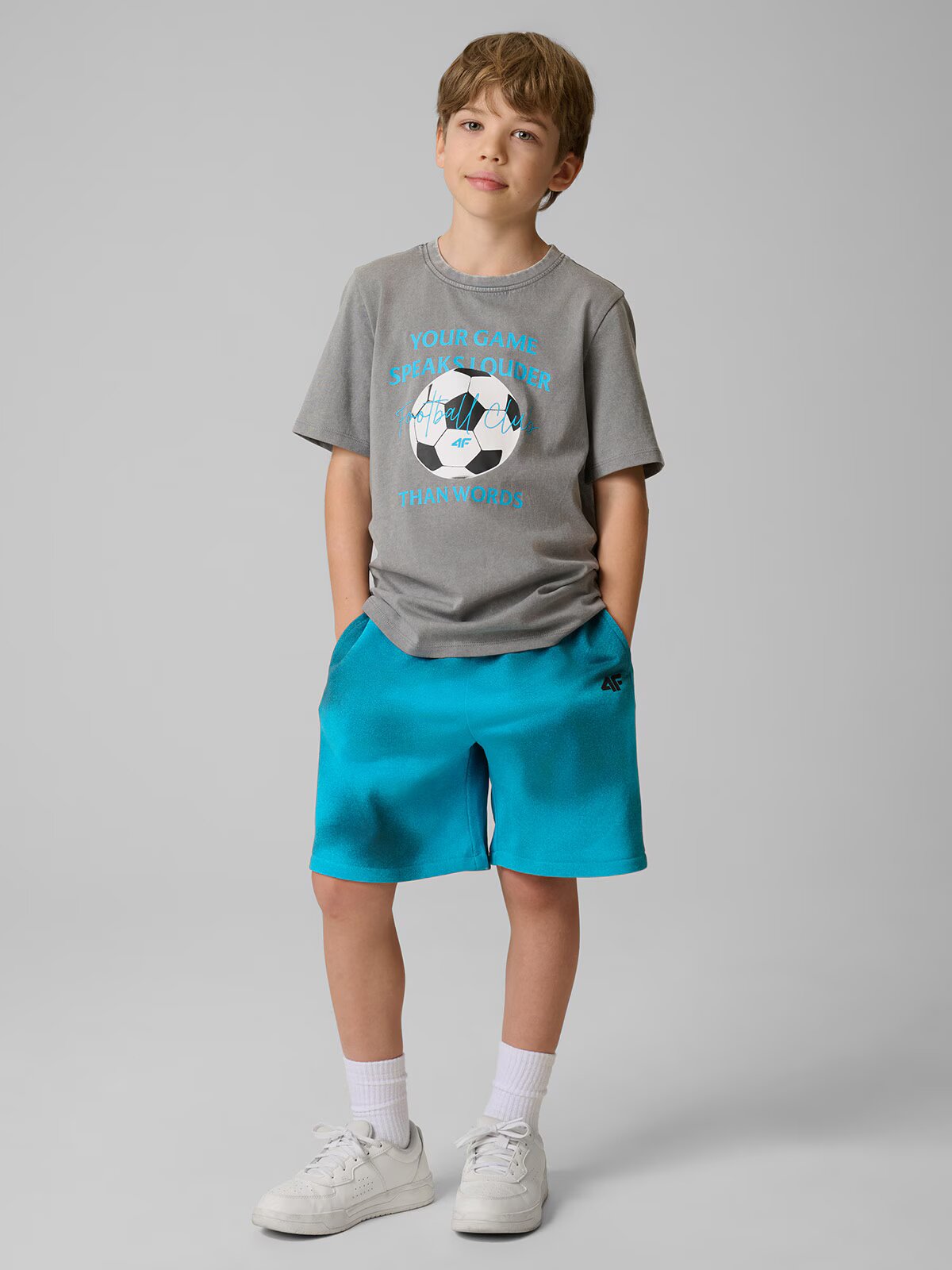 4F Tricou regular cu imprimeu băieți - 164