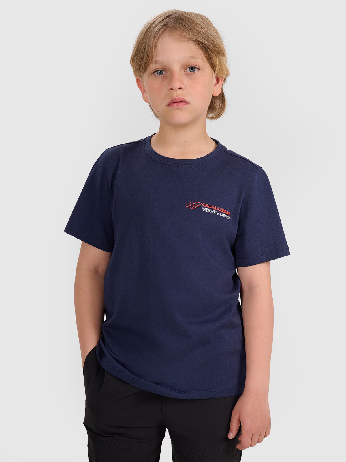 4F Tricou regular cu imprimeu pentru băieți - 122