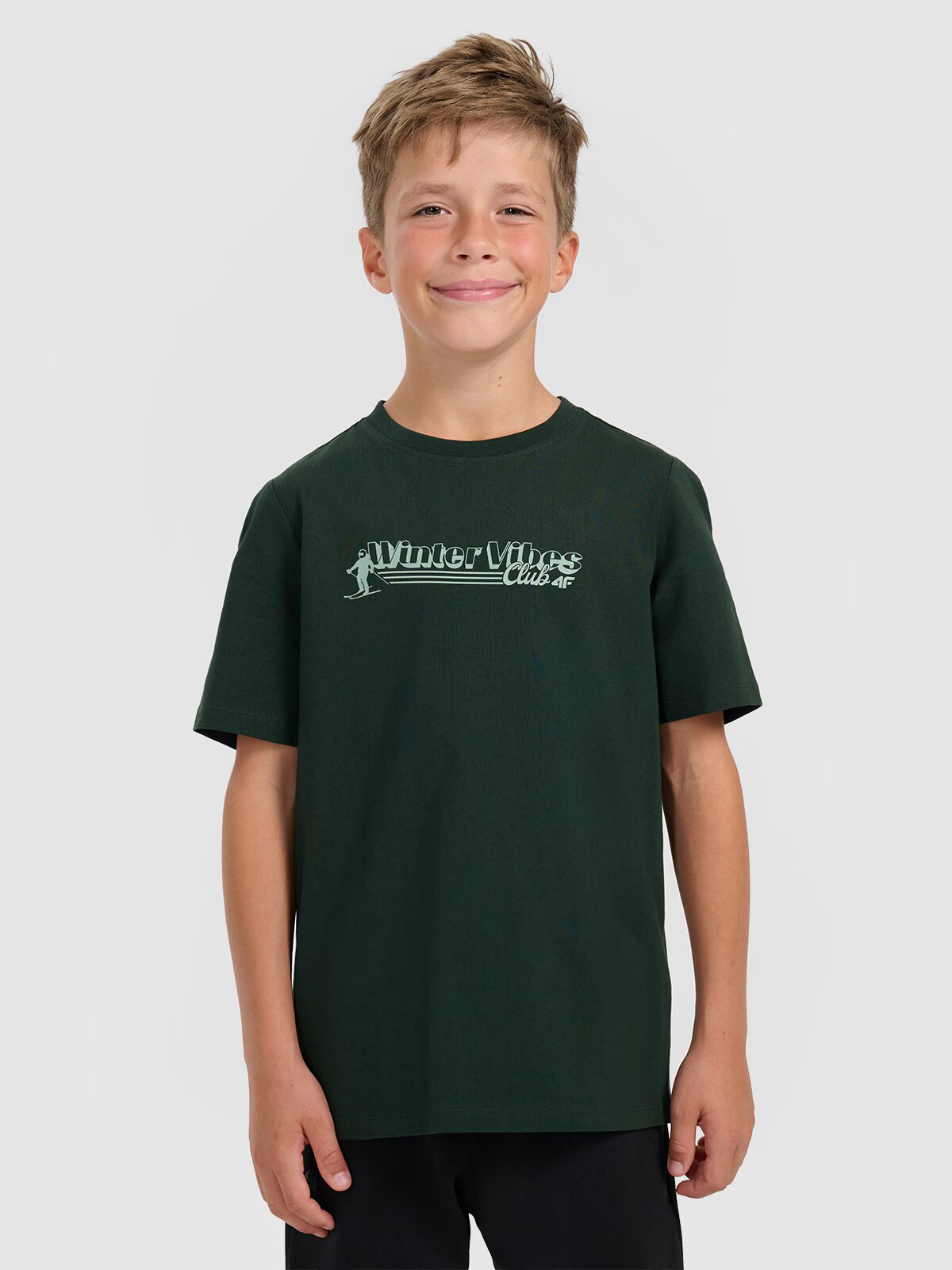 4F Tricou regular cu imprimeu pentru băieți - 122