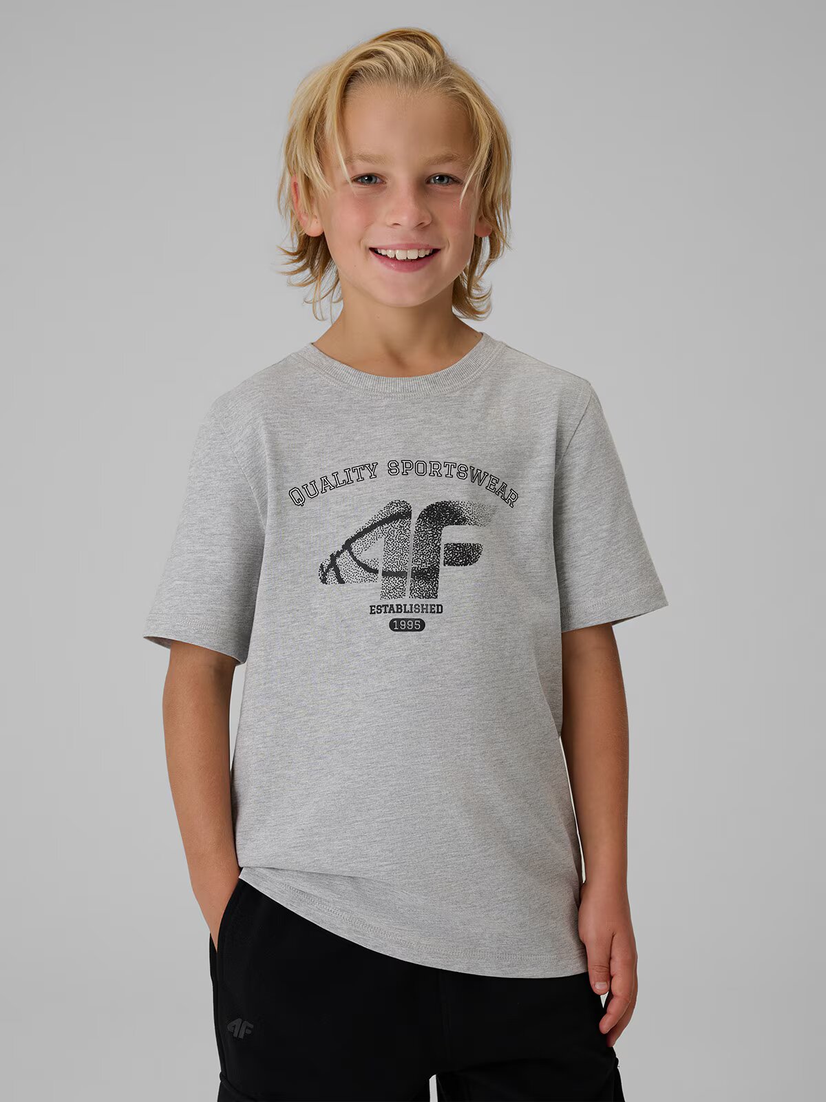 4F Tricou regular cu imprimeu pentru băieți - 122