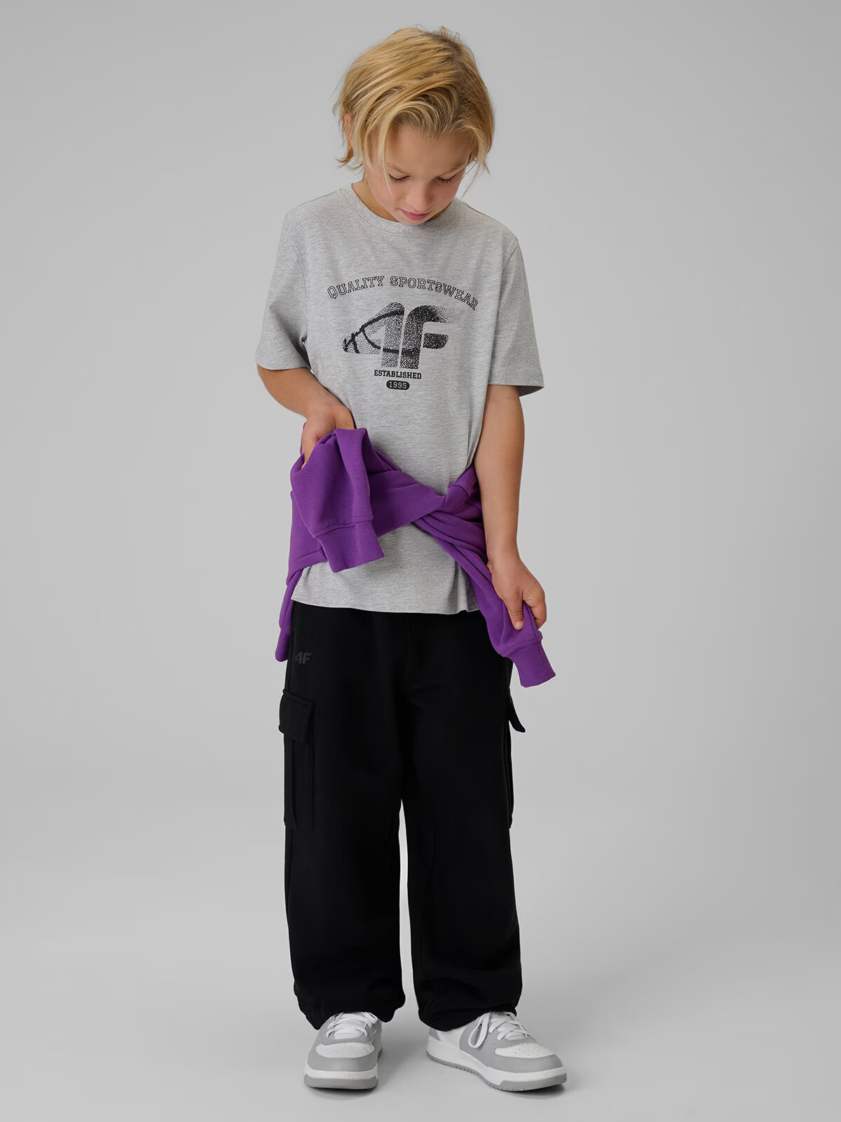 4F Tricou regular cu imprimeu pentru băieți - 122