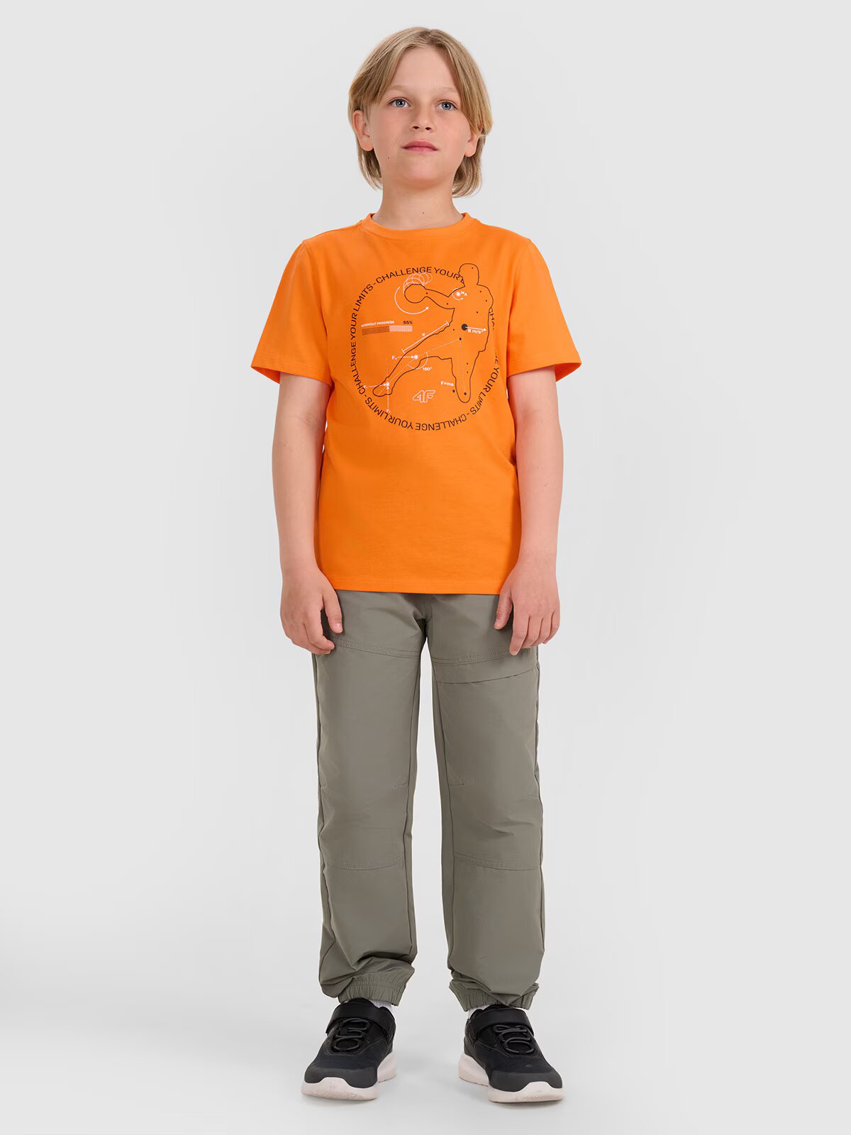 4F Tricou regular cu imprimeu pentru băieți - 164