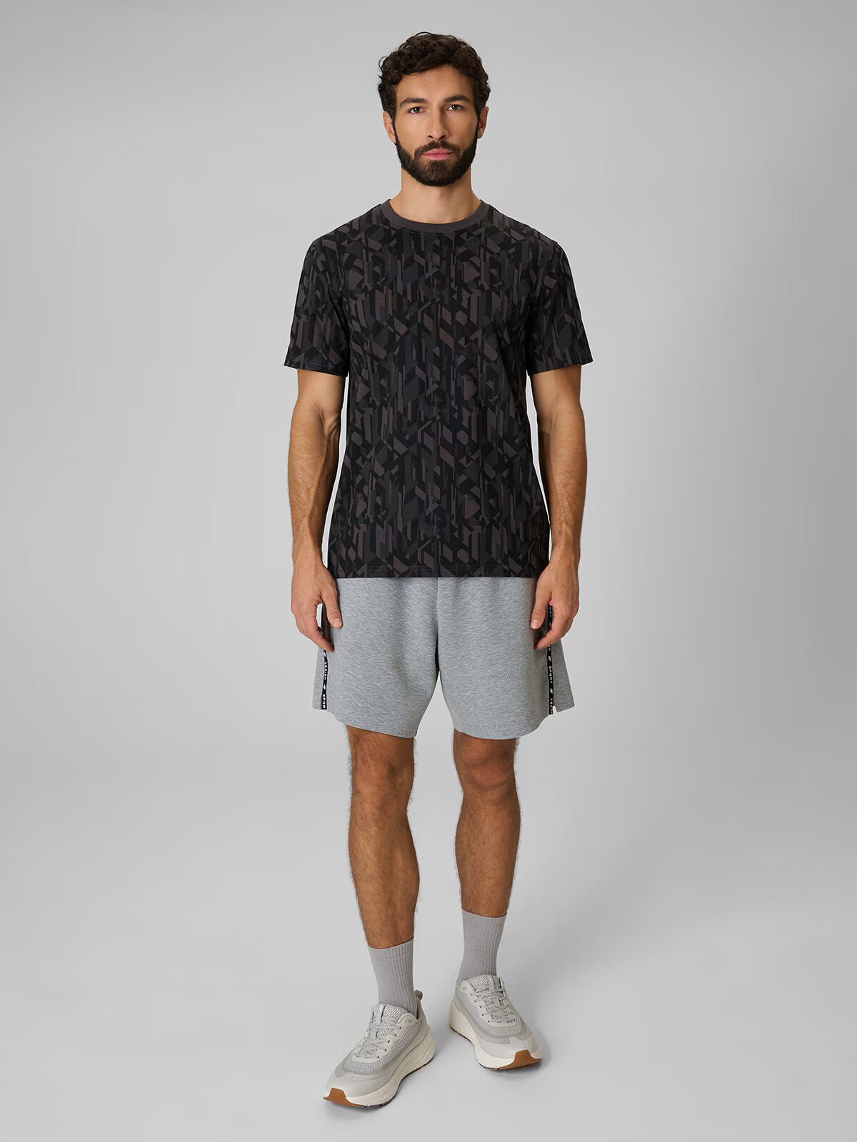 4F Tricou regular cu imprimeu pentru bărbați - S