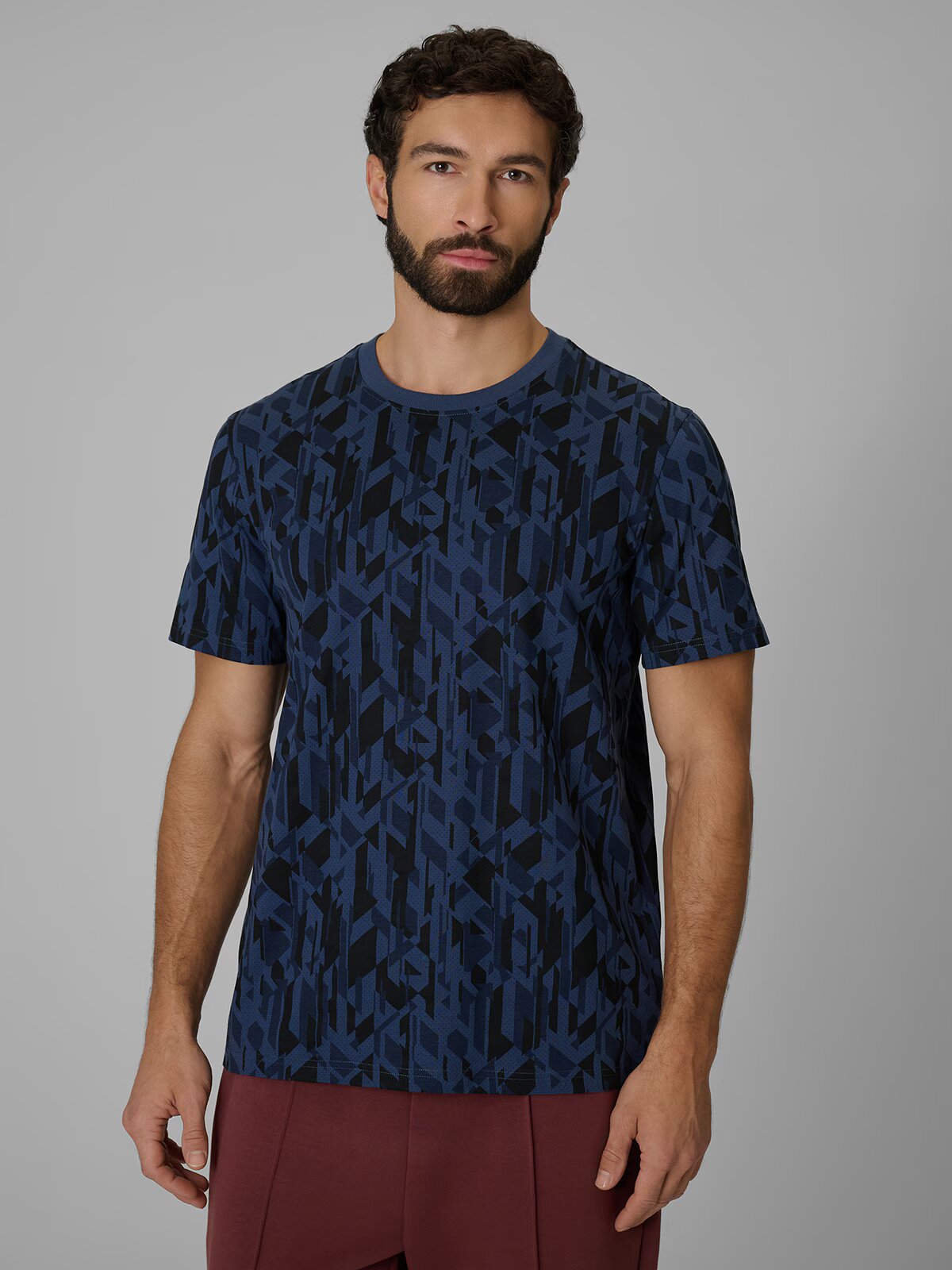 4F Tricou regular cu imprimeu pentru bărbați - S