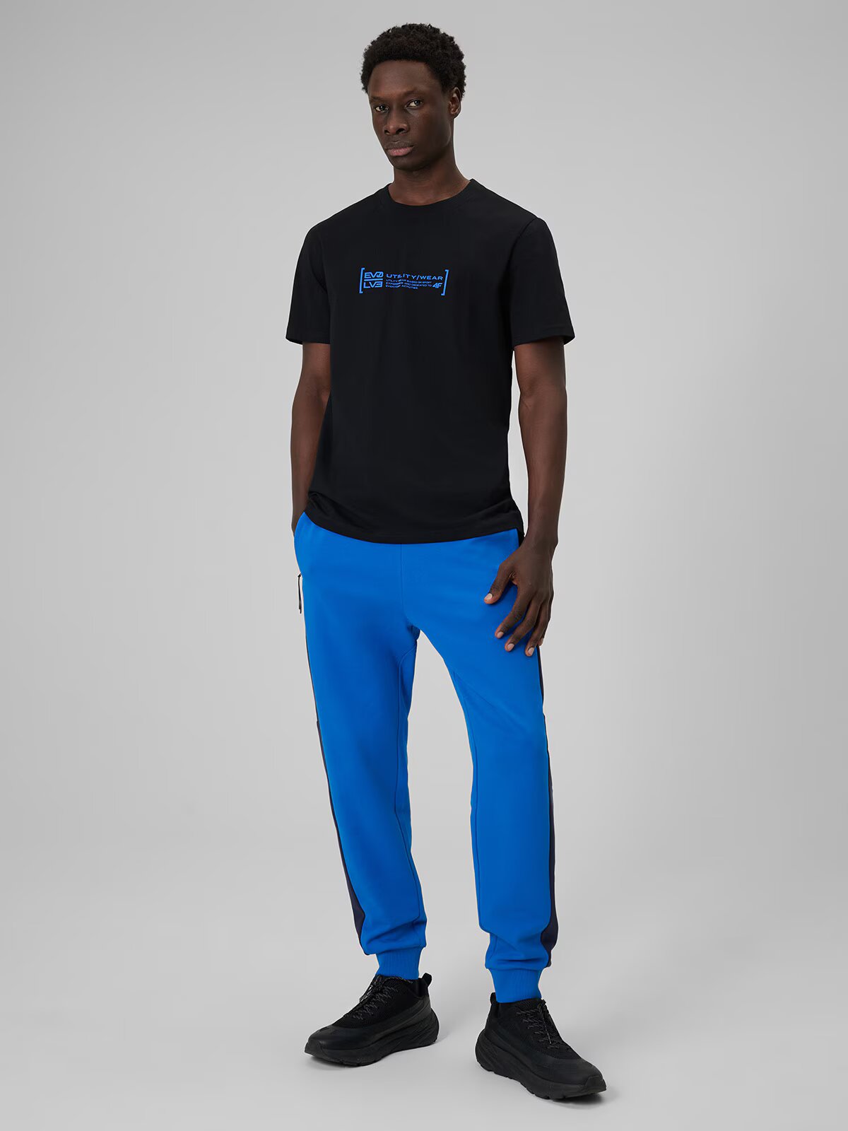 4F Tricou regular cu imprimeu pentru bărbați - S