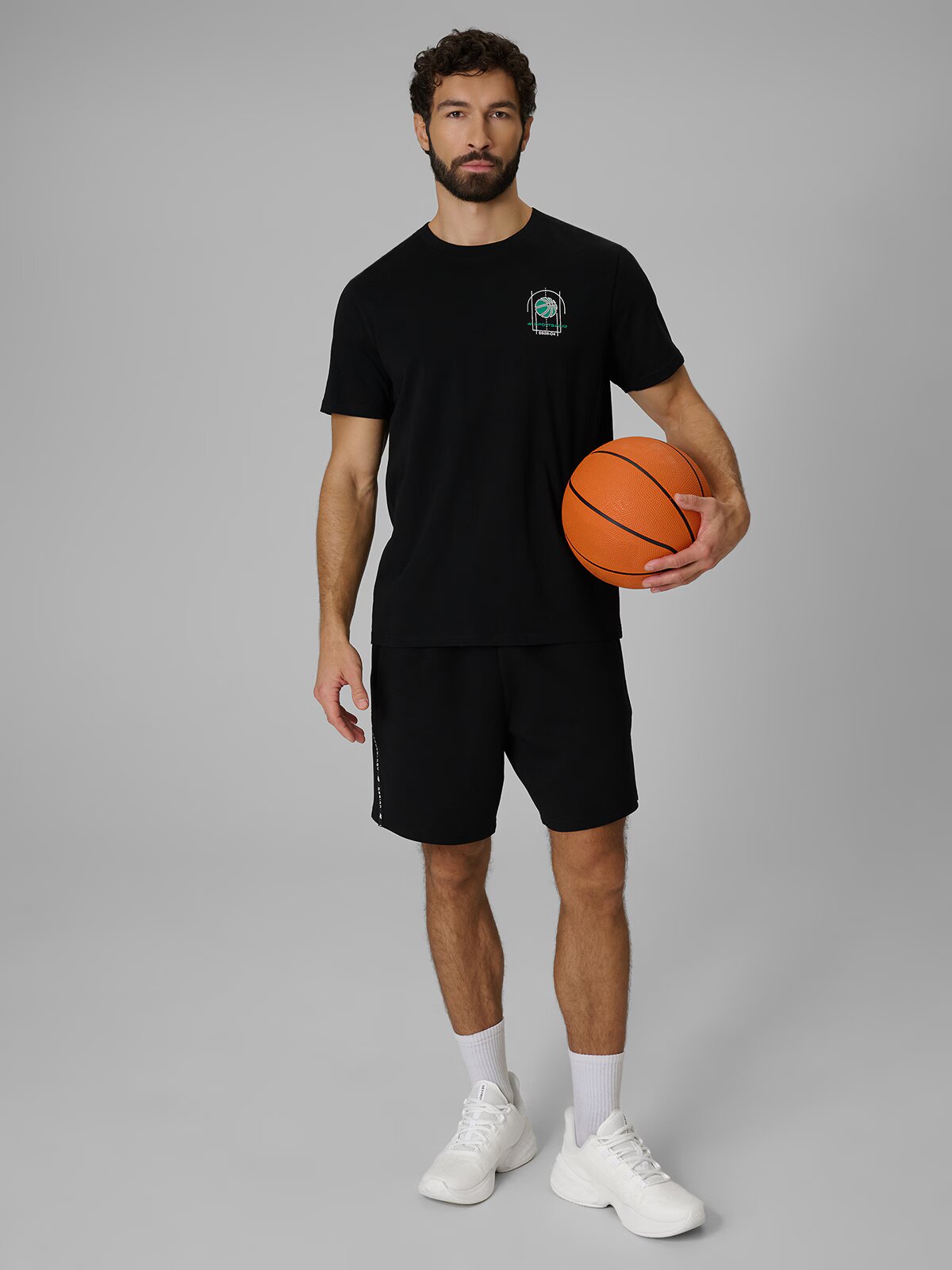 4F Tricou regular cu imprimeu pentru bărbați - S
