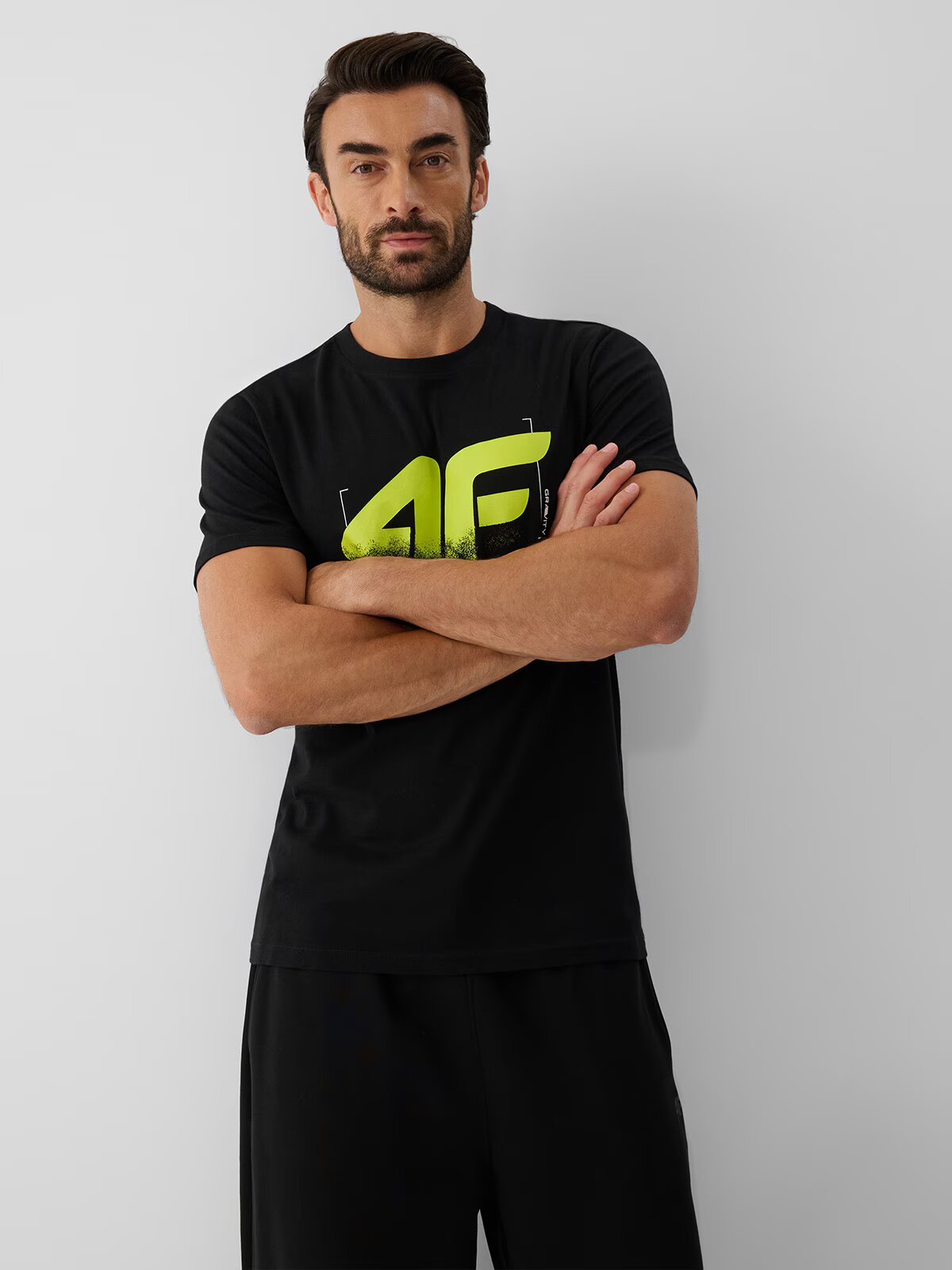 4F Tricou regular cu imprimeu pentru bărbați - XXL