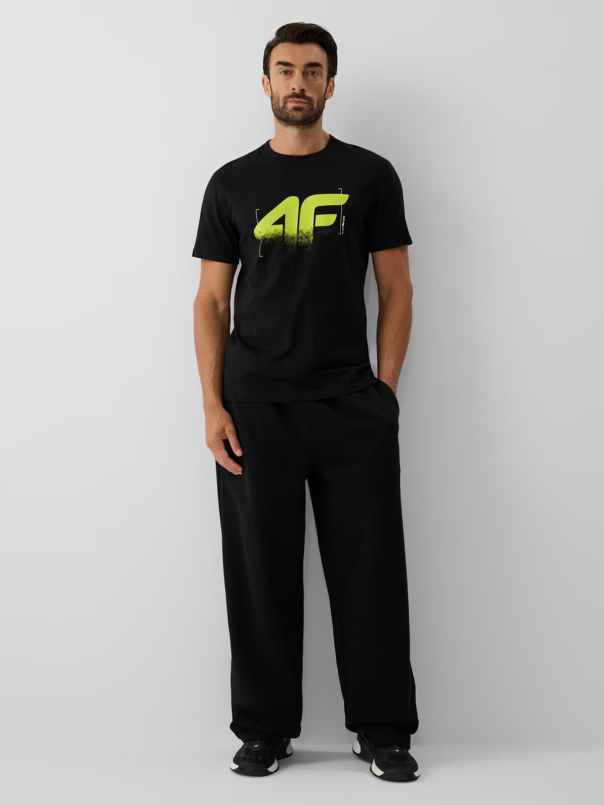 4F Tricou regular cu imprimeu pentru bărbați - XXL
