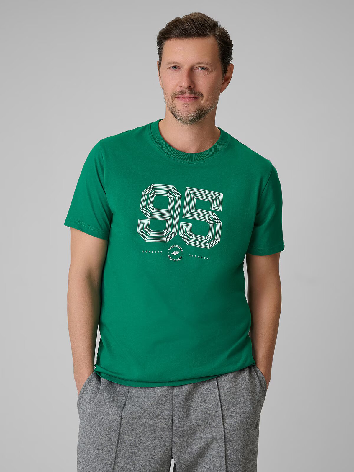 4F Tricou regular cu imprimeu pentru bărbați - XXL