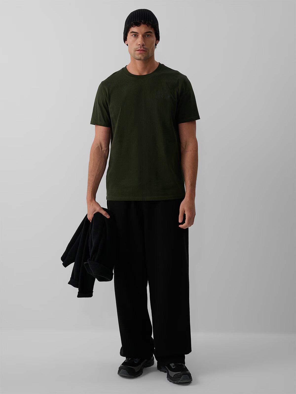 4F Tricou regular cu imprimeu pentru bărbați - XL