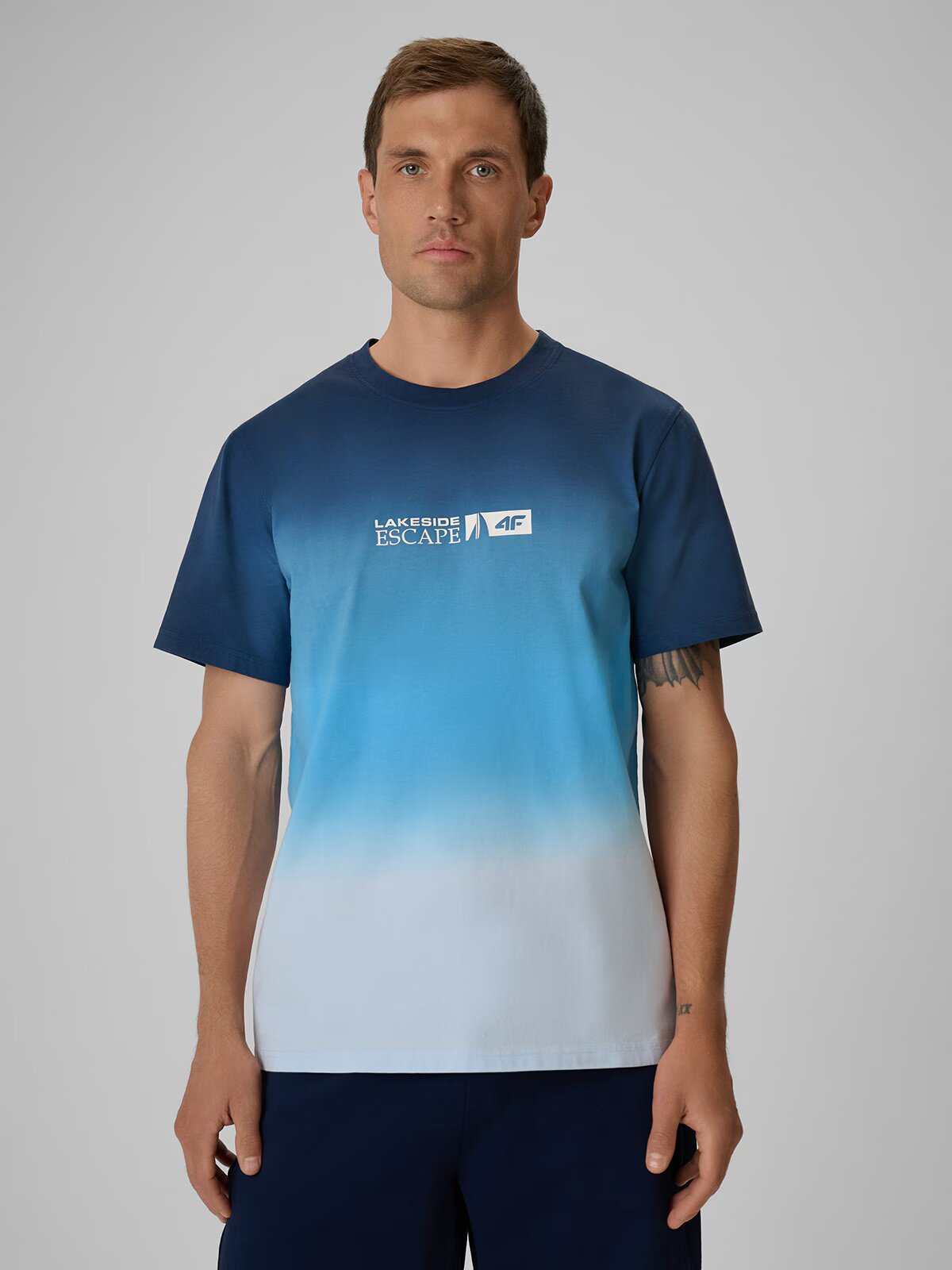 4F Tricou regular cu imprimeu pentru bărbați - XXL