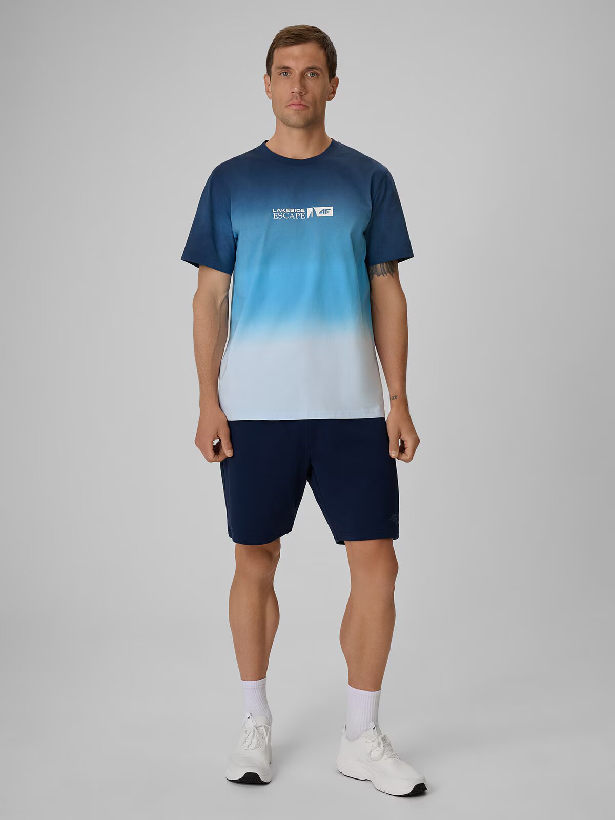 4F Tricou regular cu imprimeu pentru bărbați - XXL