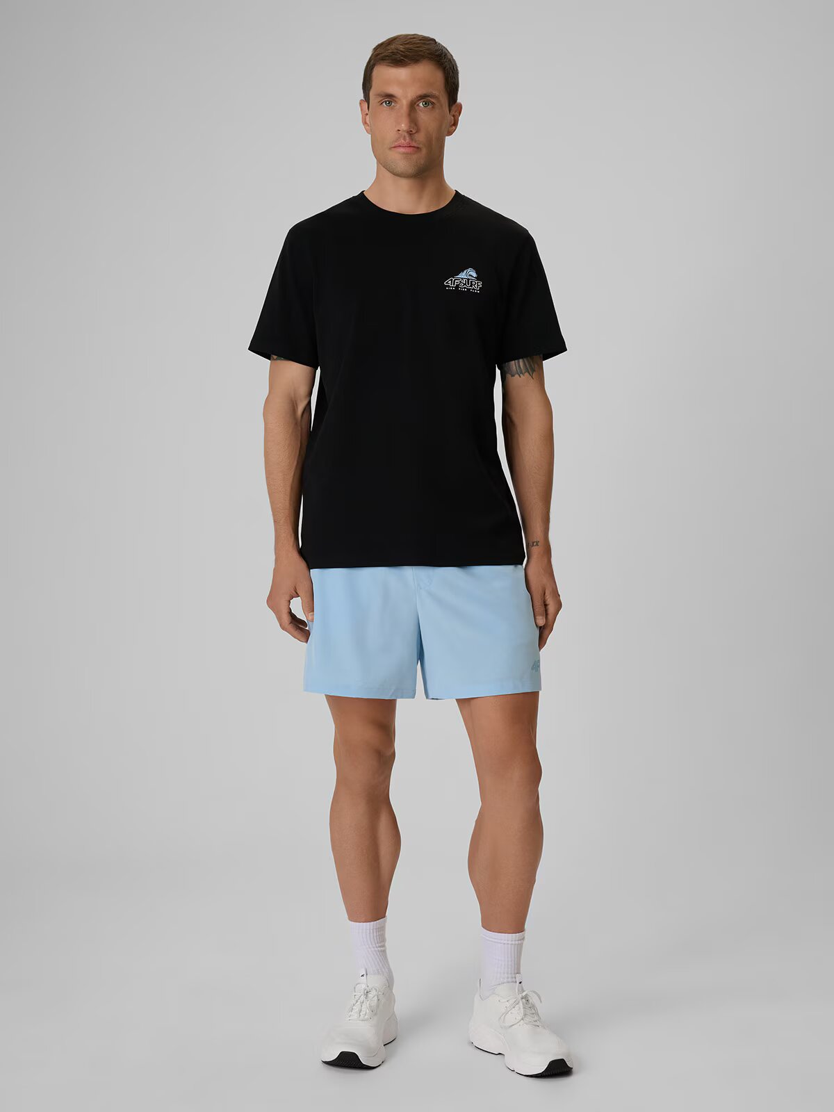 4F Tricou regular cu imprimeu pentru bărbați - XL