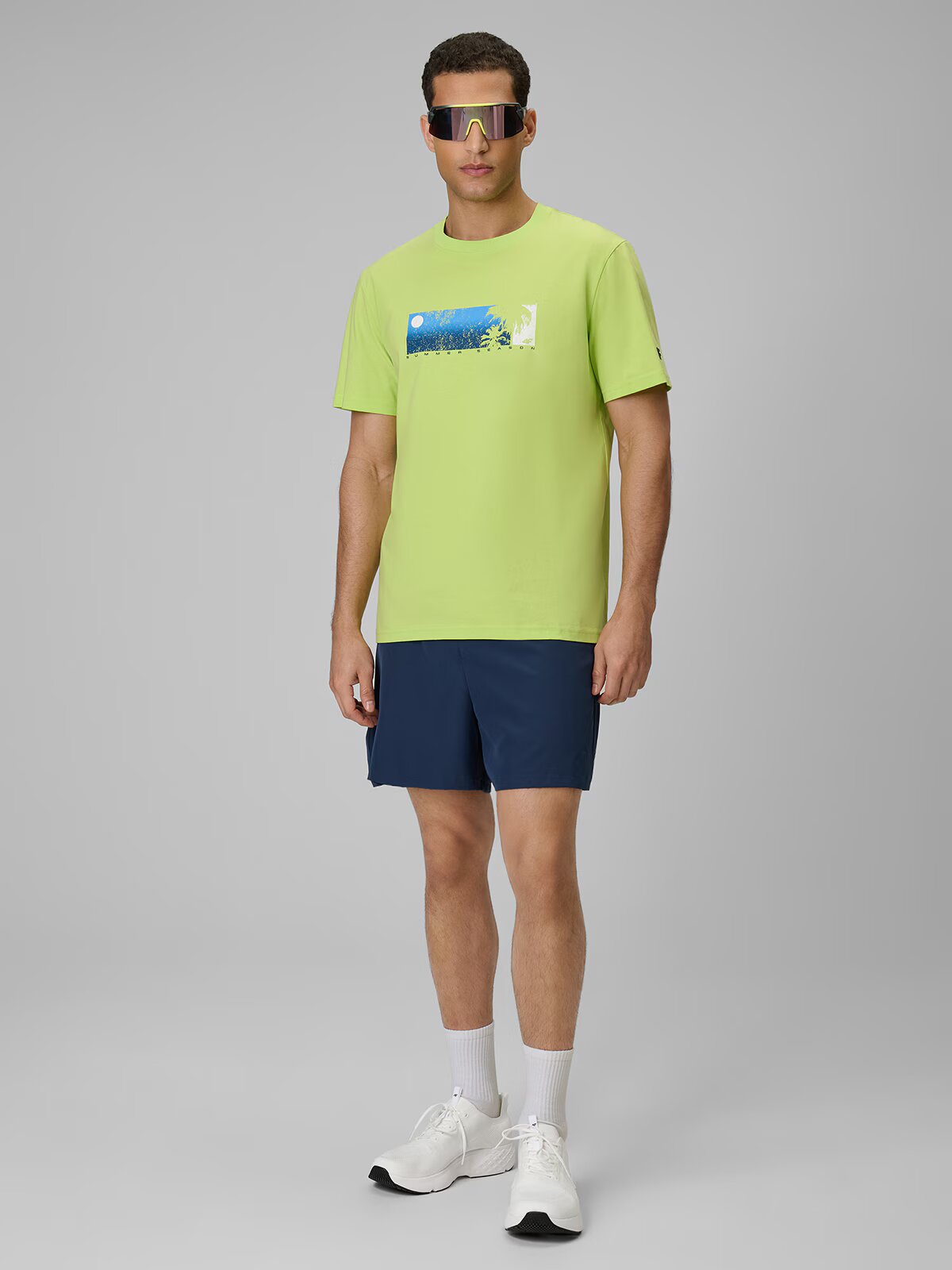 4F Tricou regular cu imprimeu pentru bărbați - XL