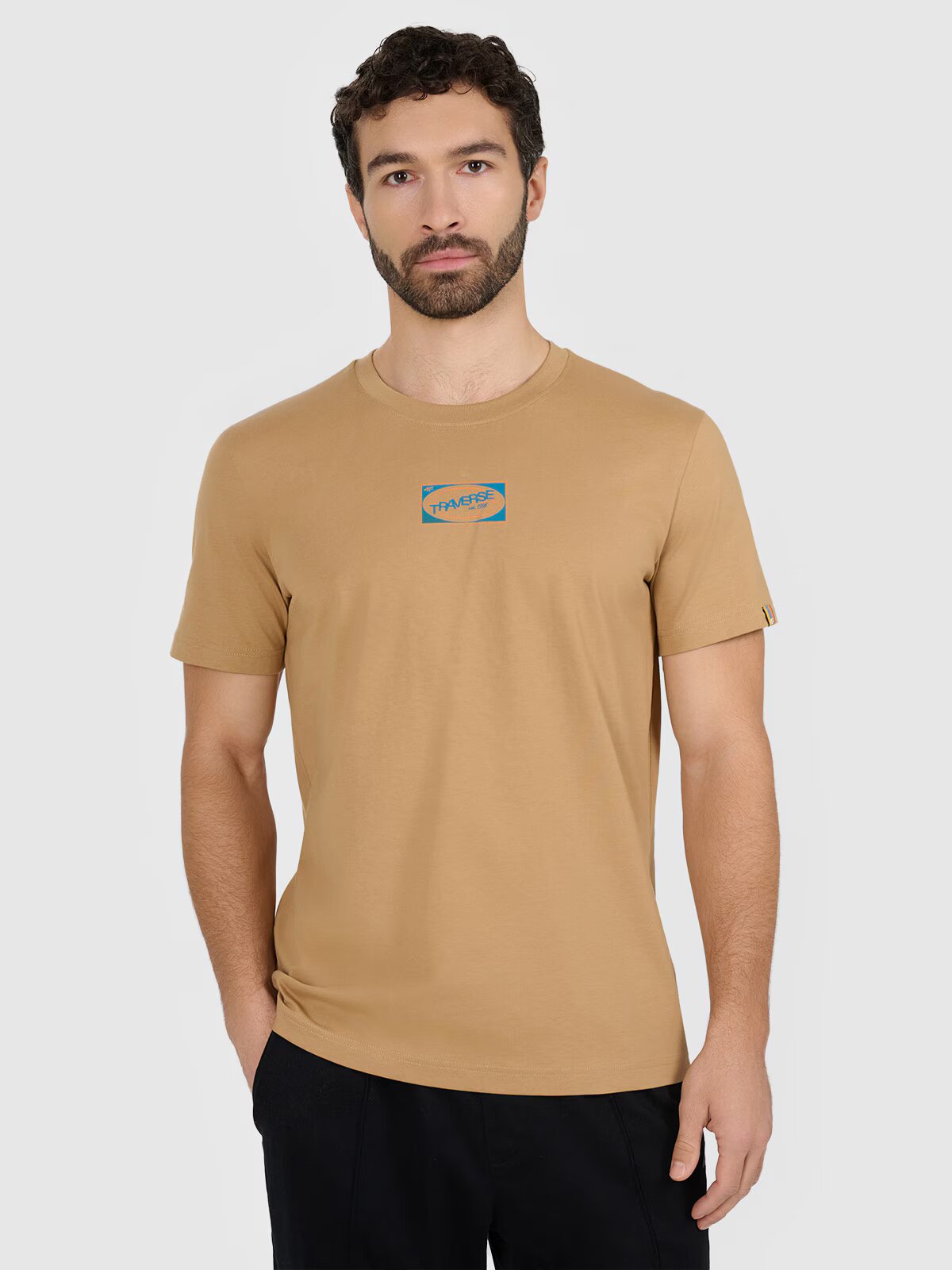 4F Tricou regular cu imprimeu pentru bărbați - M