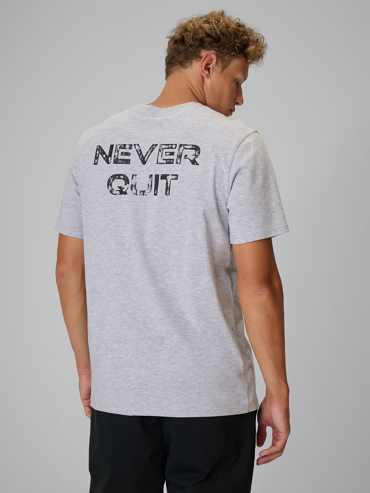 4F Tricou regular cu imprimeu pentru barbati - L