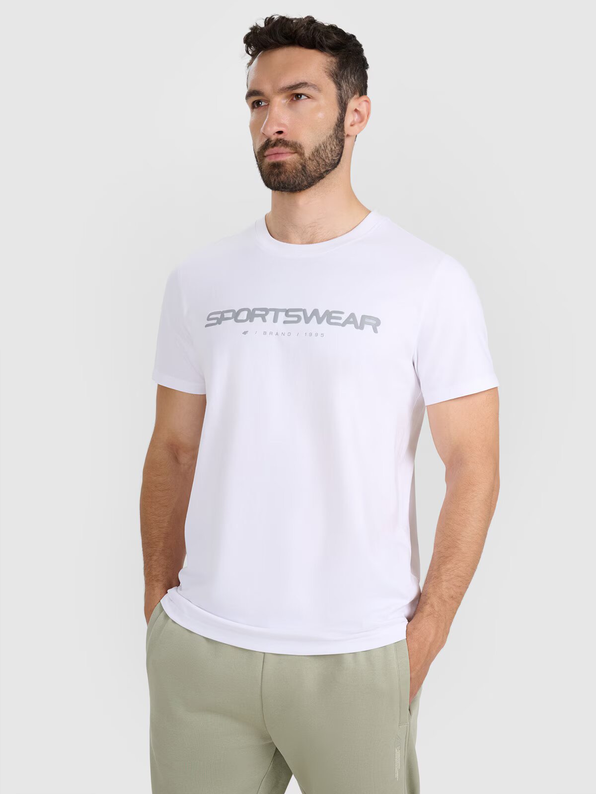 4F Tricou regular cu imprimeu pentru bărbați - XXL