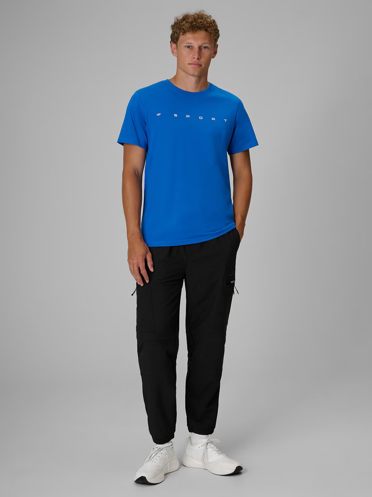 4F Tricou regular cu imprimeu pentru bărbați - M