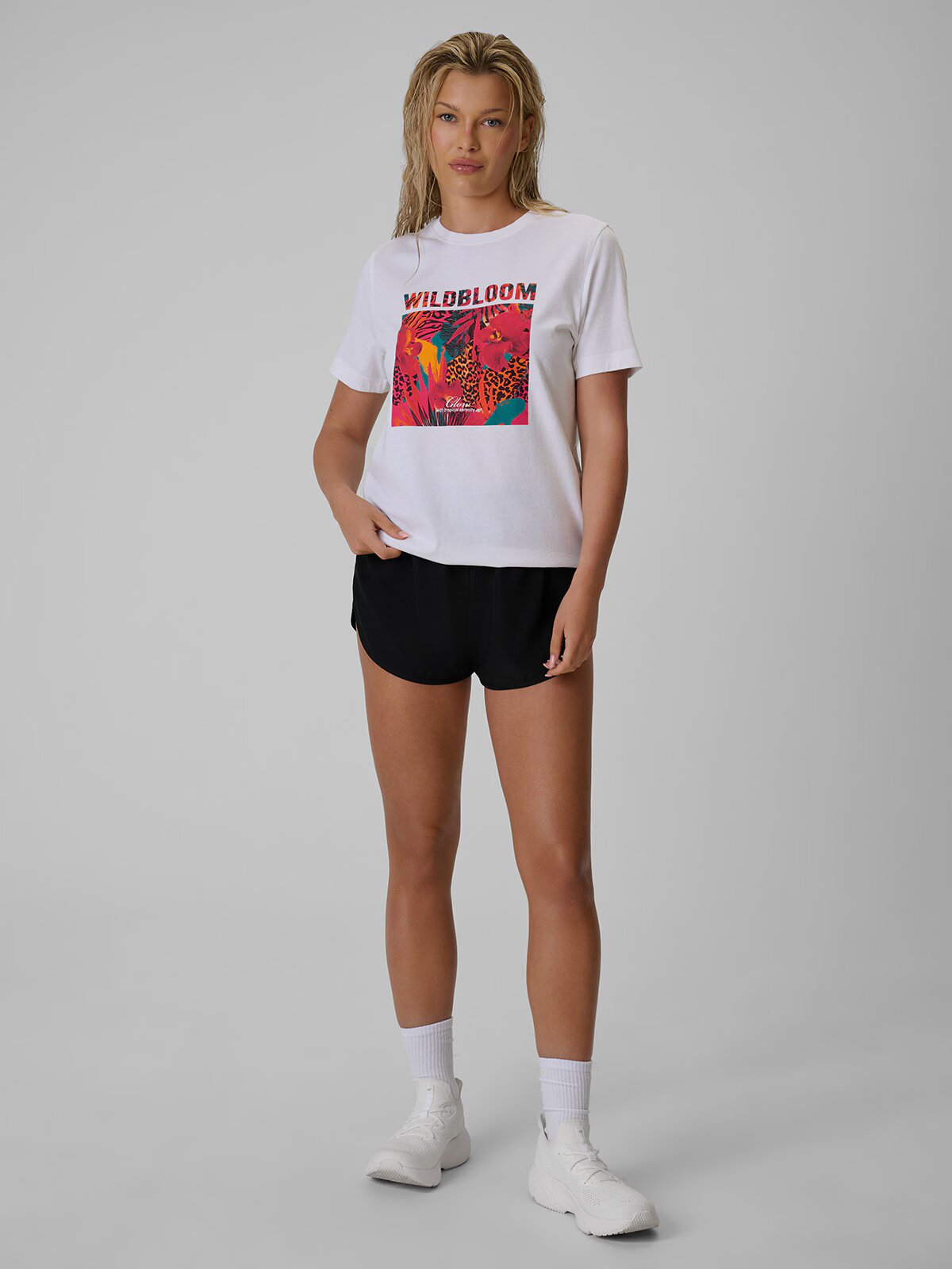 4F Tricou regular cu imprimeu pentru femei - XS