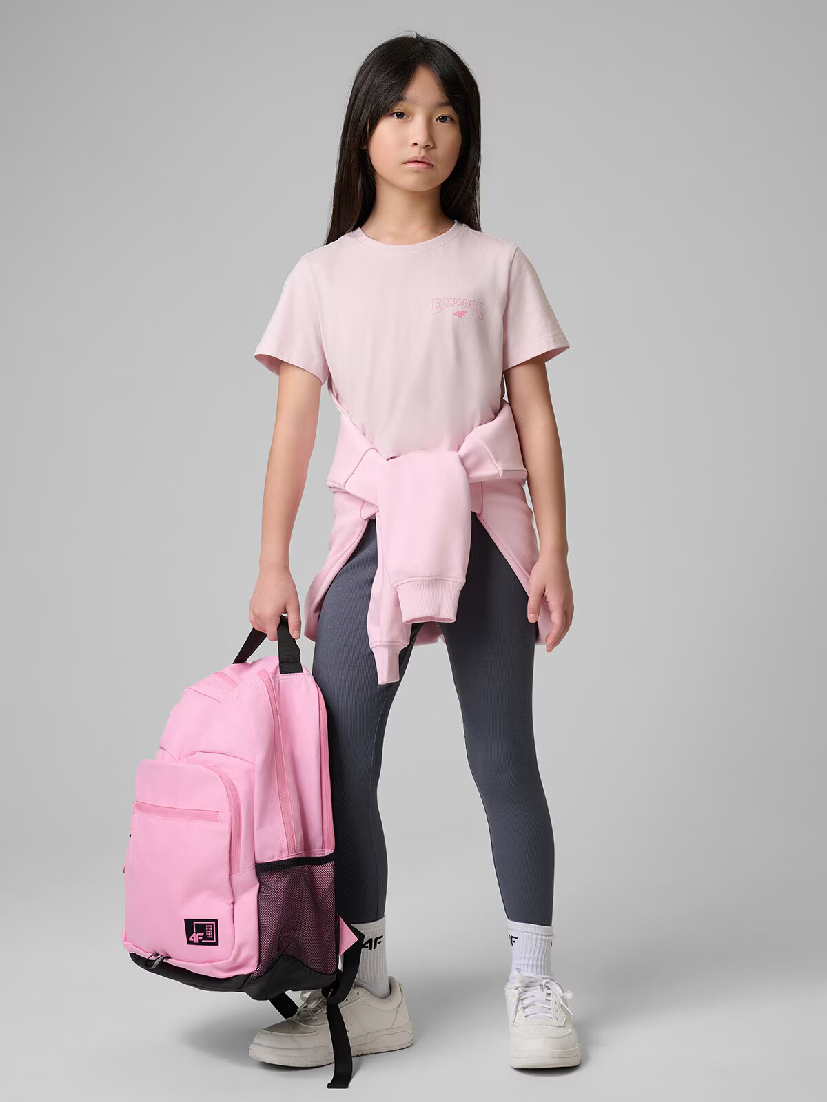 4F Tricou regular cu imprimeu pentru fete - 122