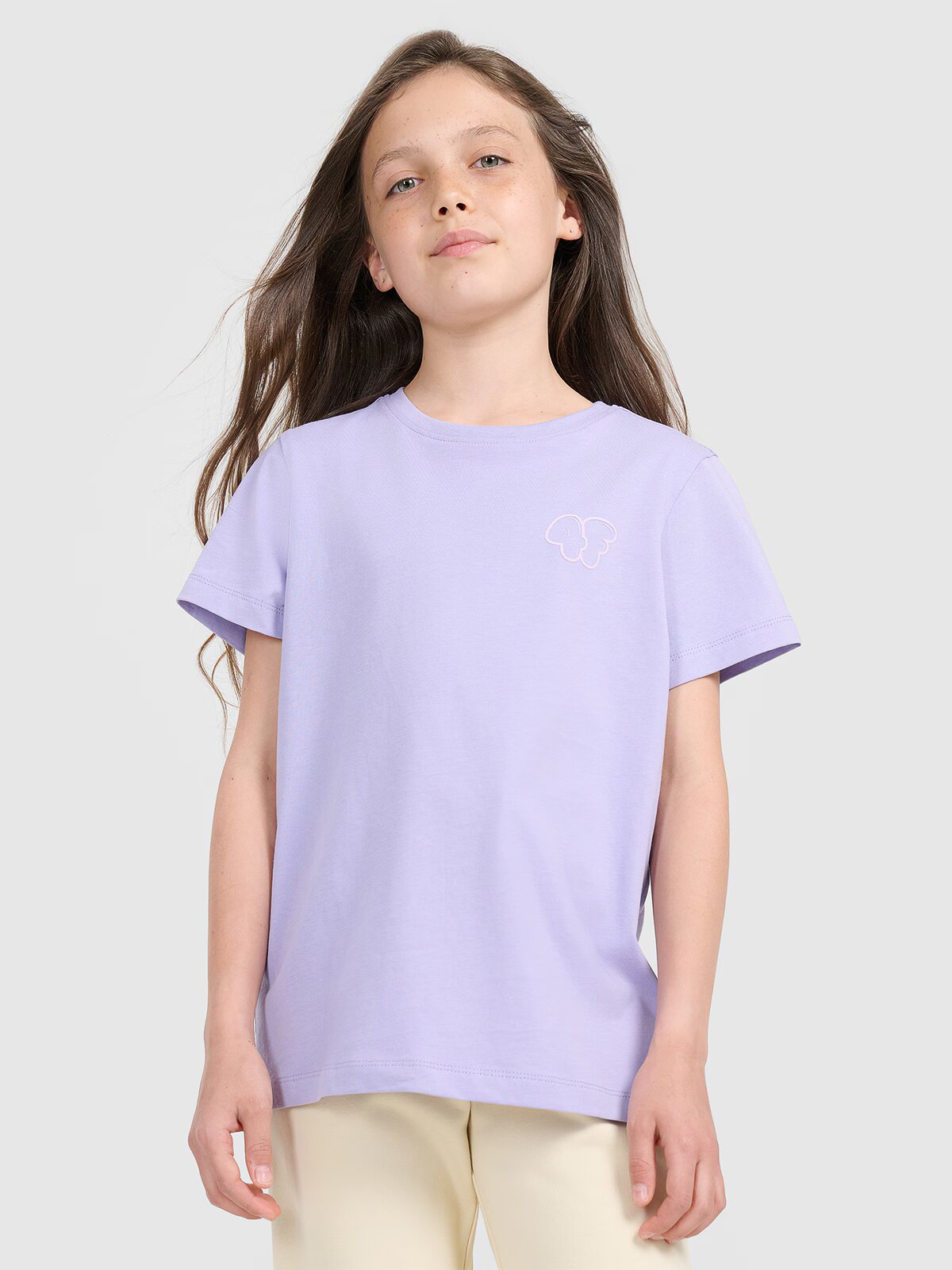 4F Tricou regular cu imprimeu pentru fete - 158