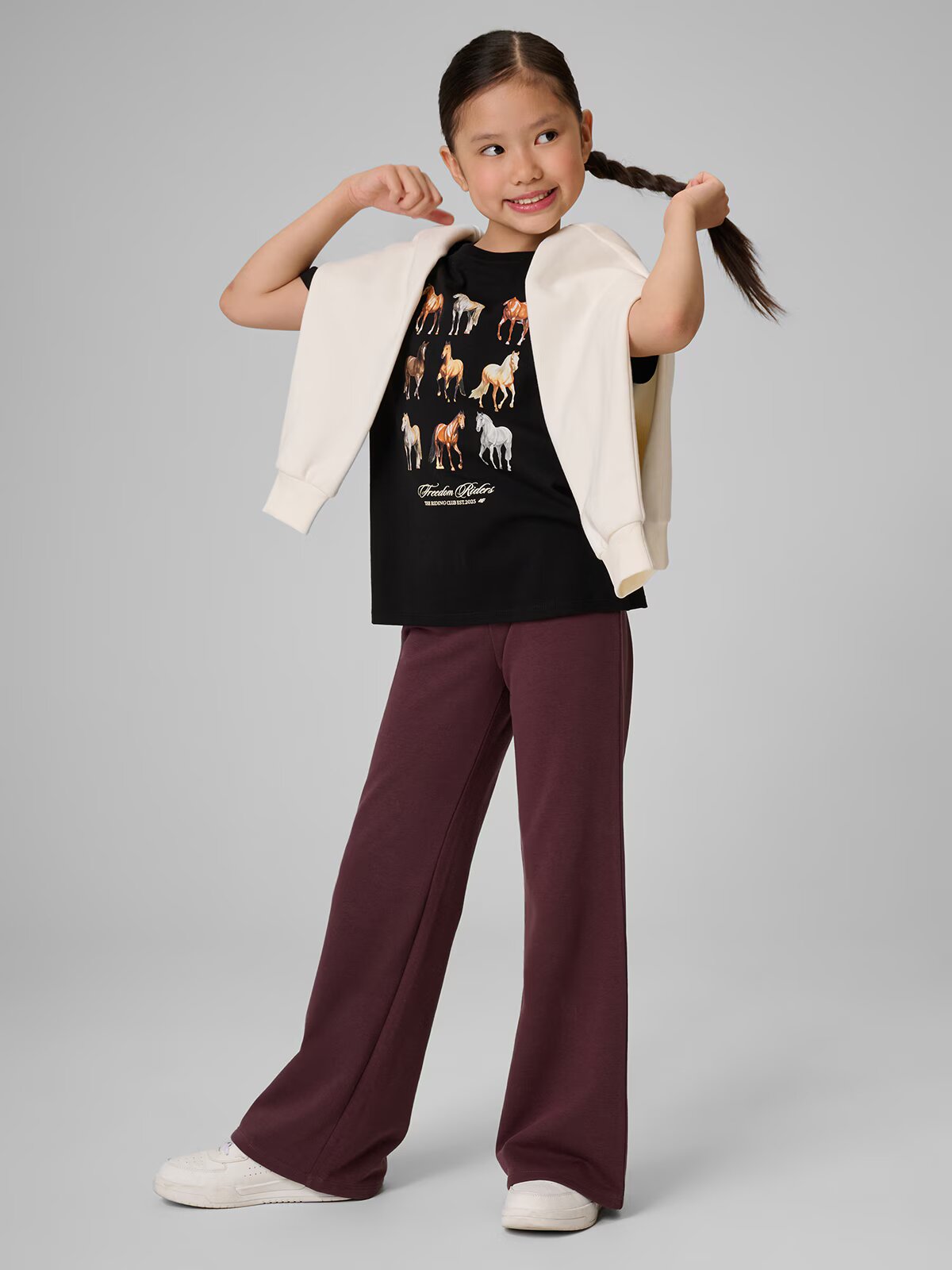 4F Tricou regular cu imprimeu pentru fete - 122