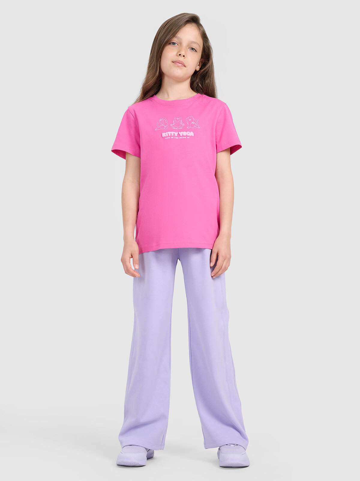 4F Tricou regular cu imprimeu pentru fete - 164