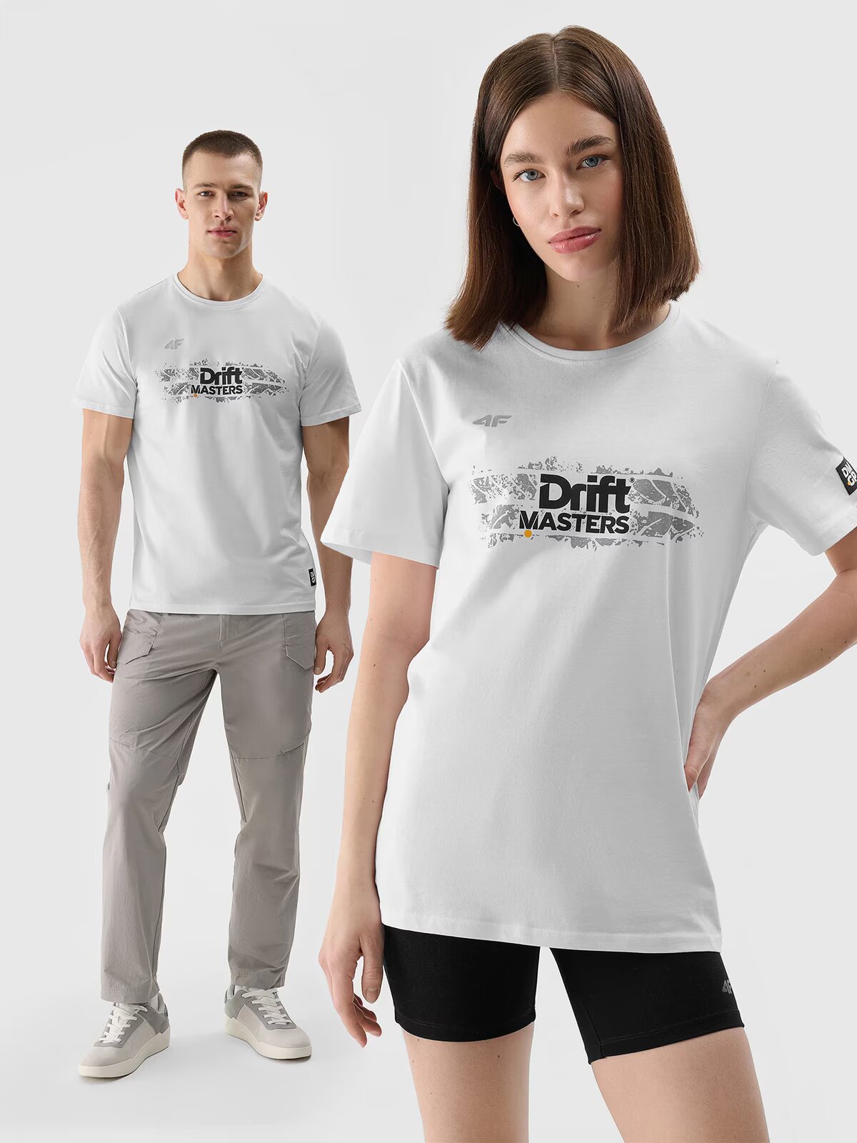 4F Tricou regular cu imprimeu unisex | Drift Masters - XXL