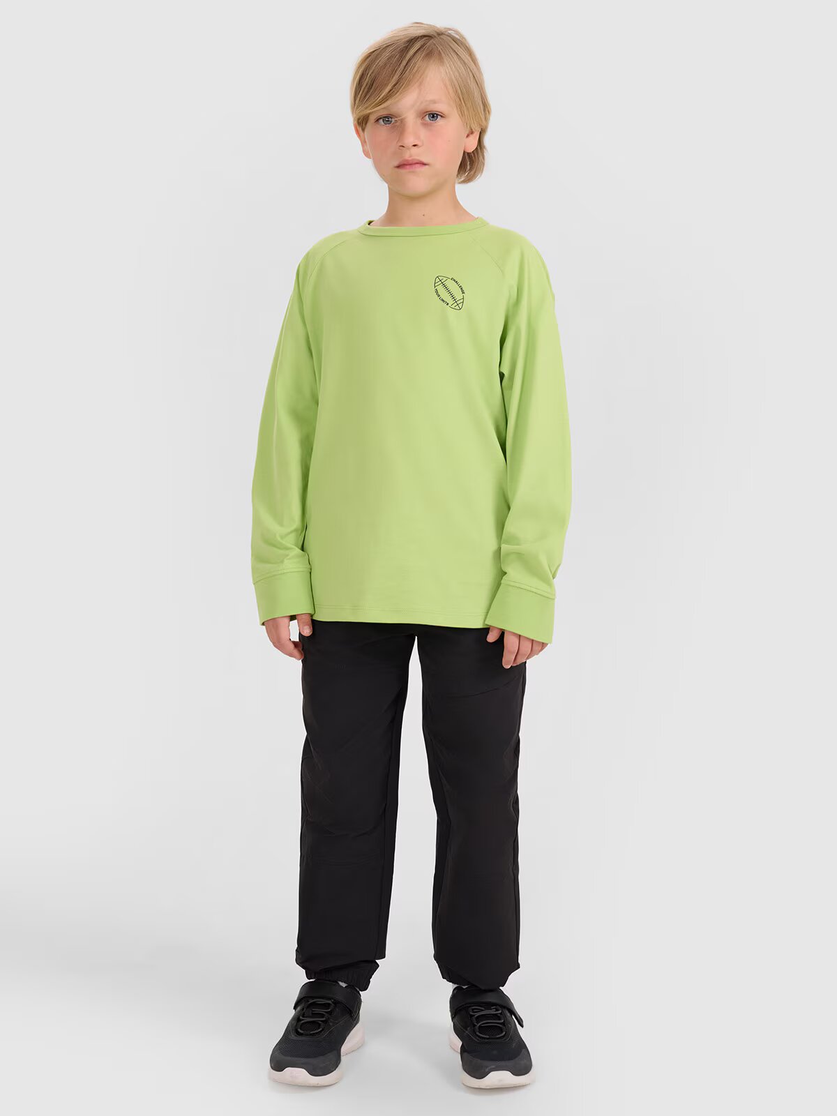 4F Tricou regular cu mânecă lungă cu imprimeu pentru băieți - 122